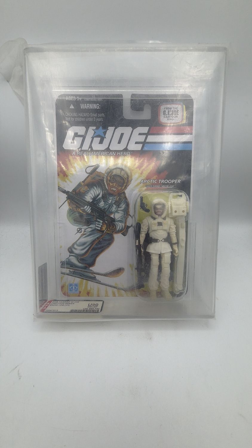 Hasbro 2007 GRADED *U90* GI Joe Arctic Trooper Snow Job