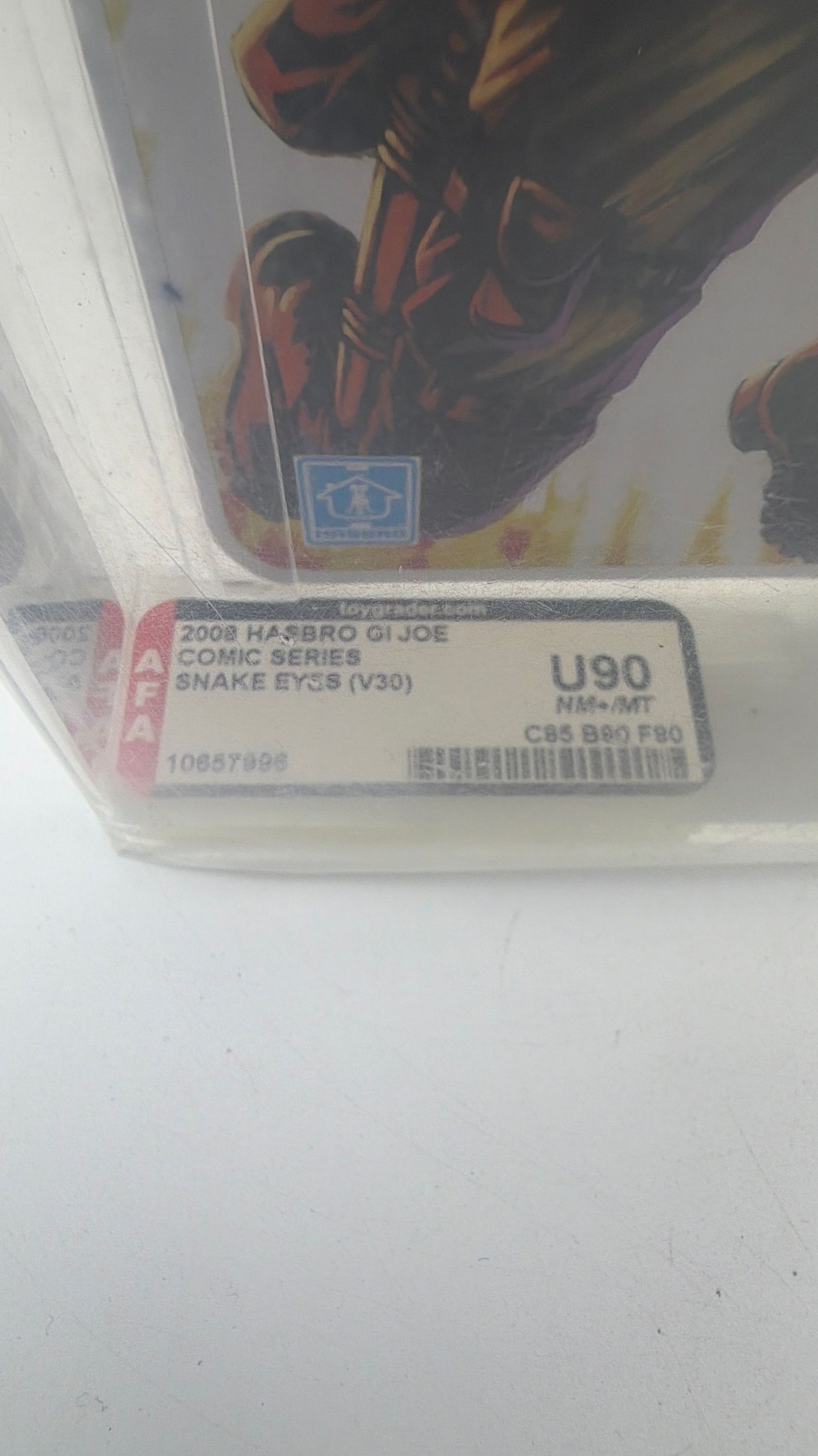 Hasbro 2007 GRADED *U90* GI Joe Snake Eyes 25th Anniversary view 2