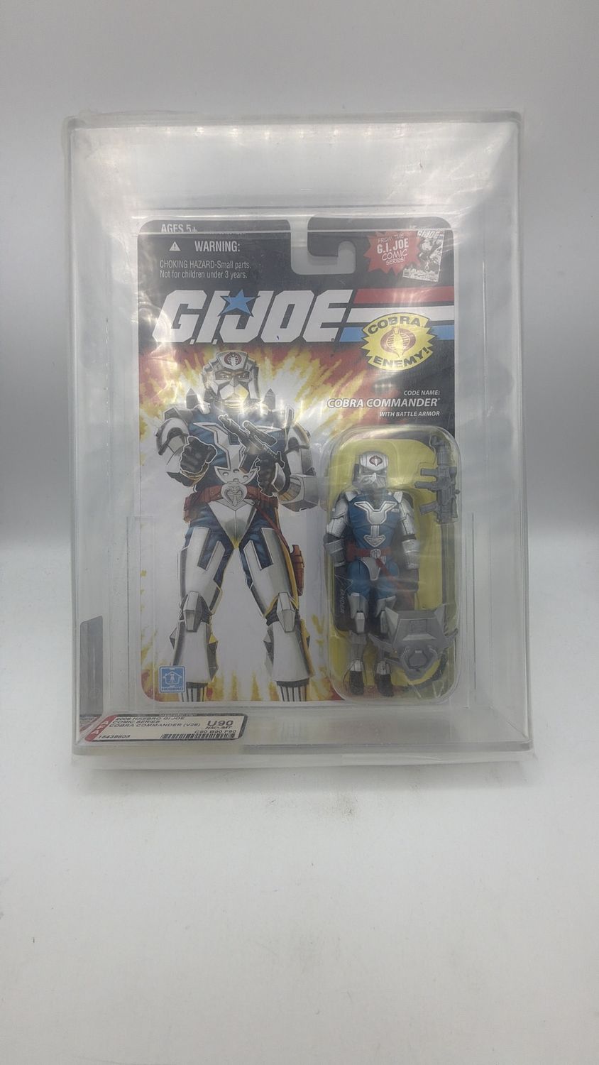 Hasbro 2008 GRADED *U90* GI Joe Cobra Commander Battle Armor