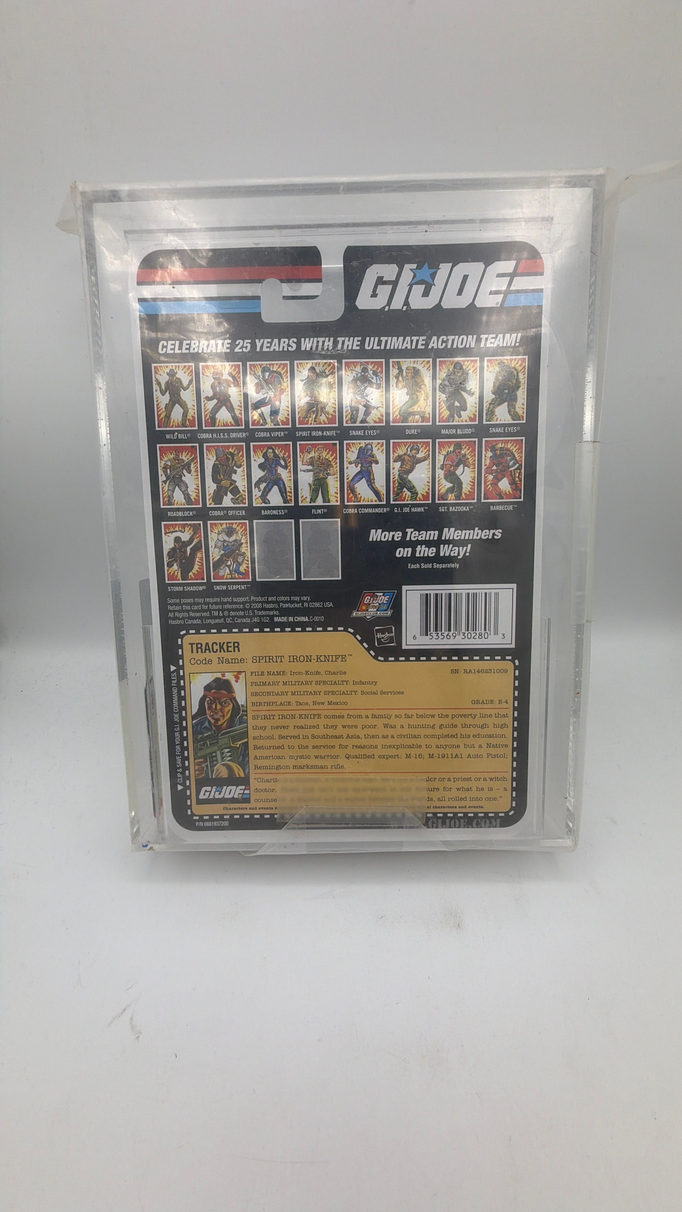 Hasbro 2007 GRADED *U85* GI Joe Spirit Iron Knife view 3