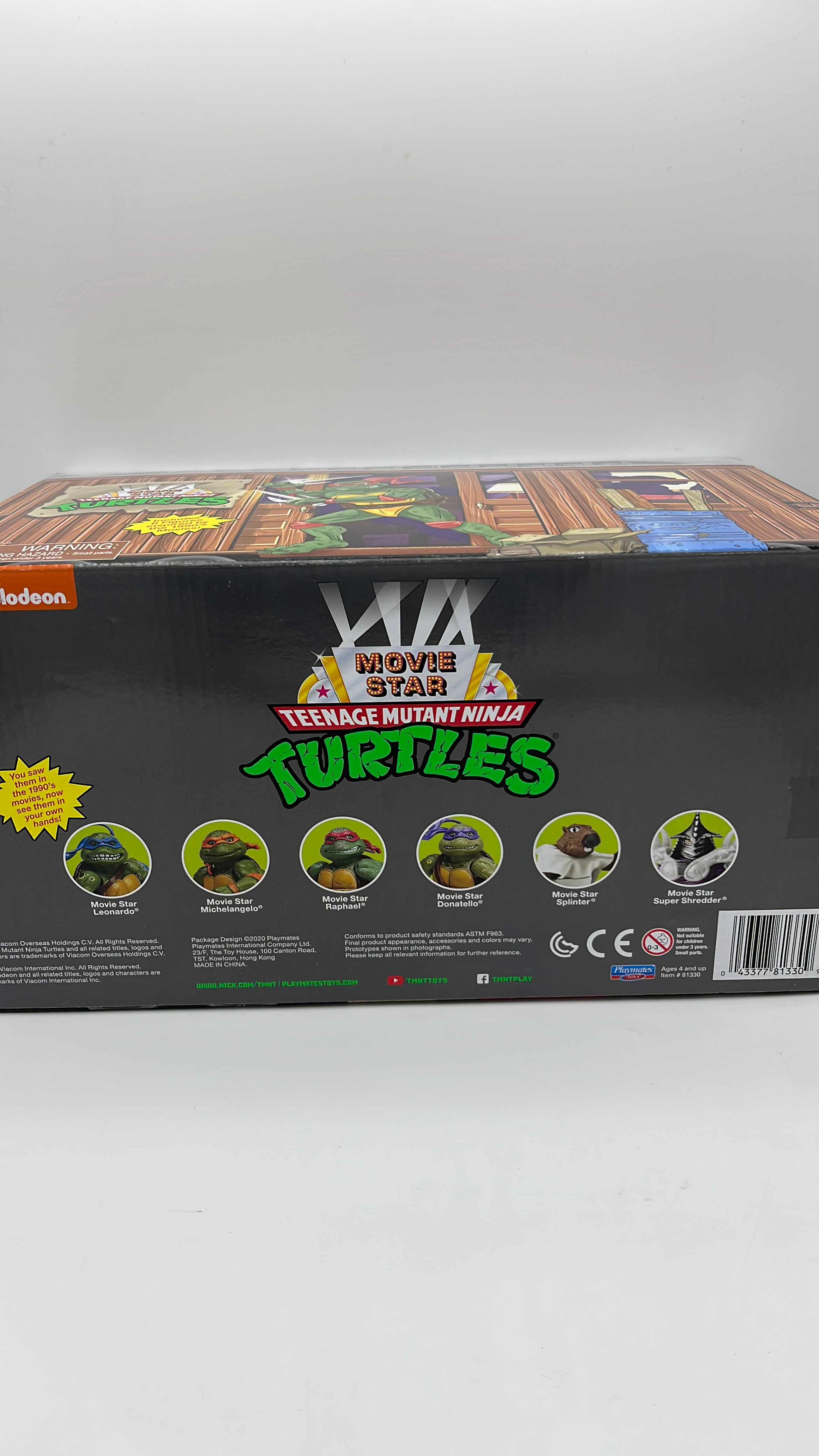 Playmates TMNT Movie Star 6 Pack Figure Reissue 2020 view 2