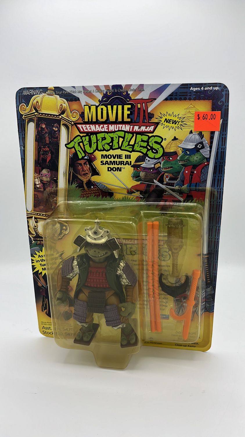 Playmates TMNT Movie lll Samurai Don Vintage Figure 1992