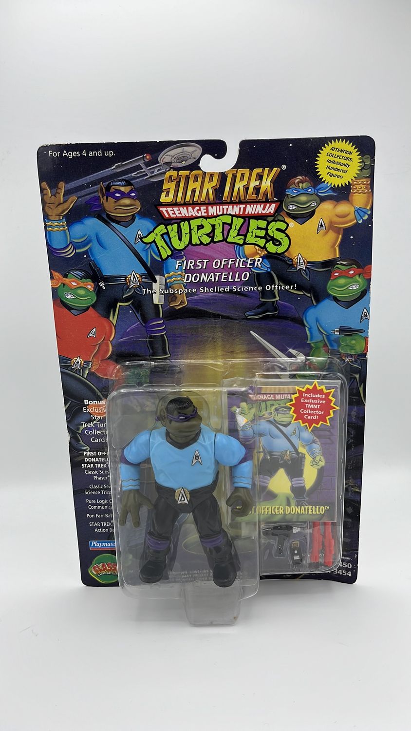 Playmates Star Trek TMNT First Officer Donatello Vintage Figure 1994