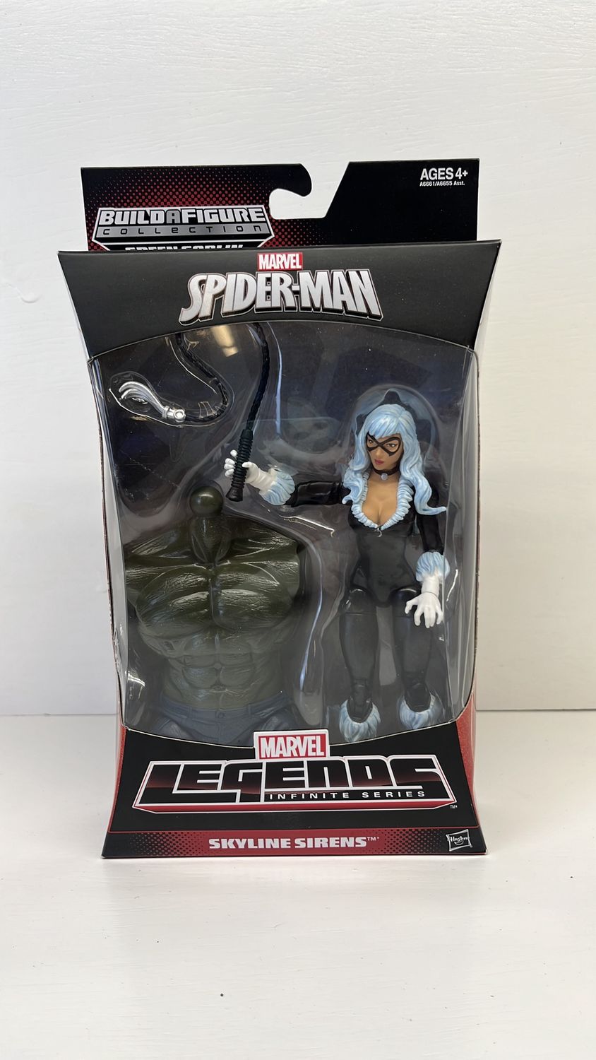Hasbro Marvel Legends Goblin BAF Skyline Sirens Black Cat Figure 2013