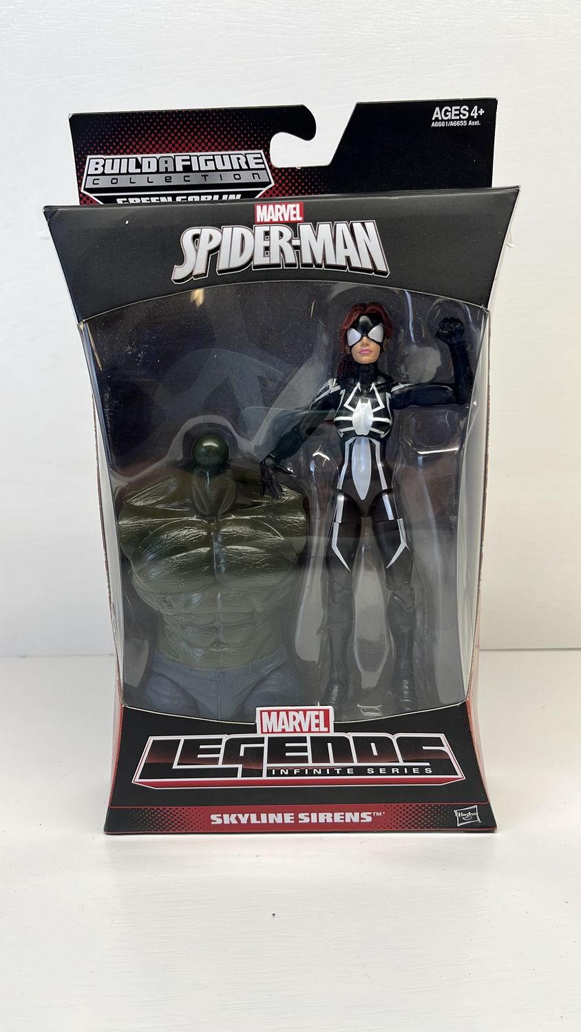 Hasbro Marvel Legends Goblin BAF Skyline Sirens Spider Girl Figure 2013