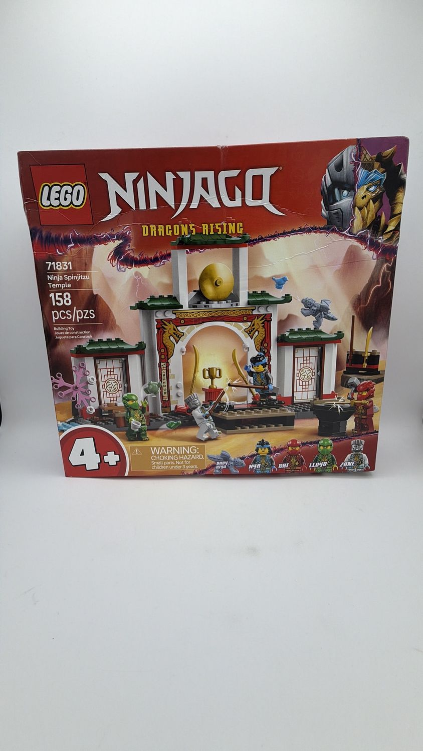 Lego 71831 Ninjago Ninja Spinjitzu Temple 2025 (Damaged Box)
