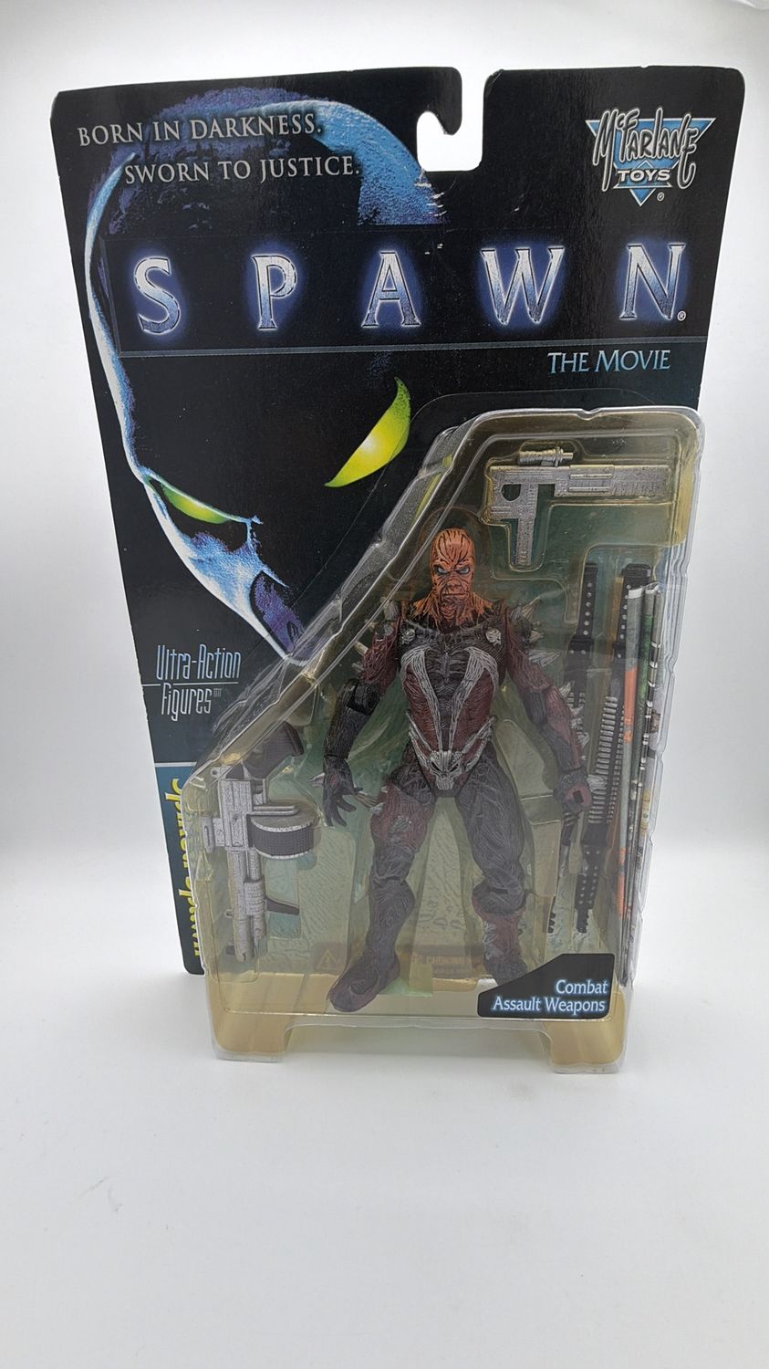 McFarlane Toys Spawn The Movie: Spiked Spawn Ultra Figure Sealed McFarlane 1996 Unmasked