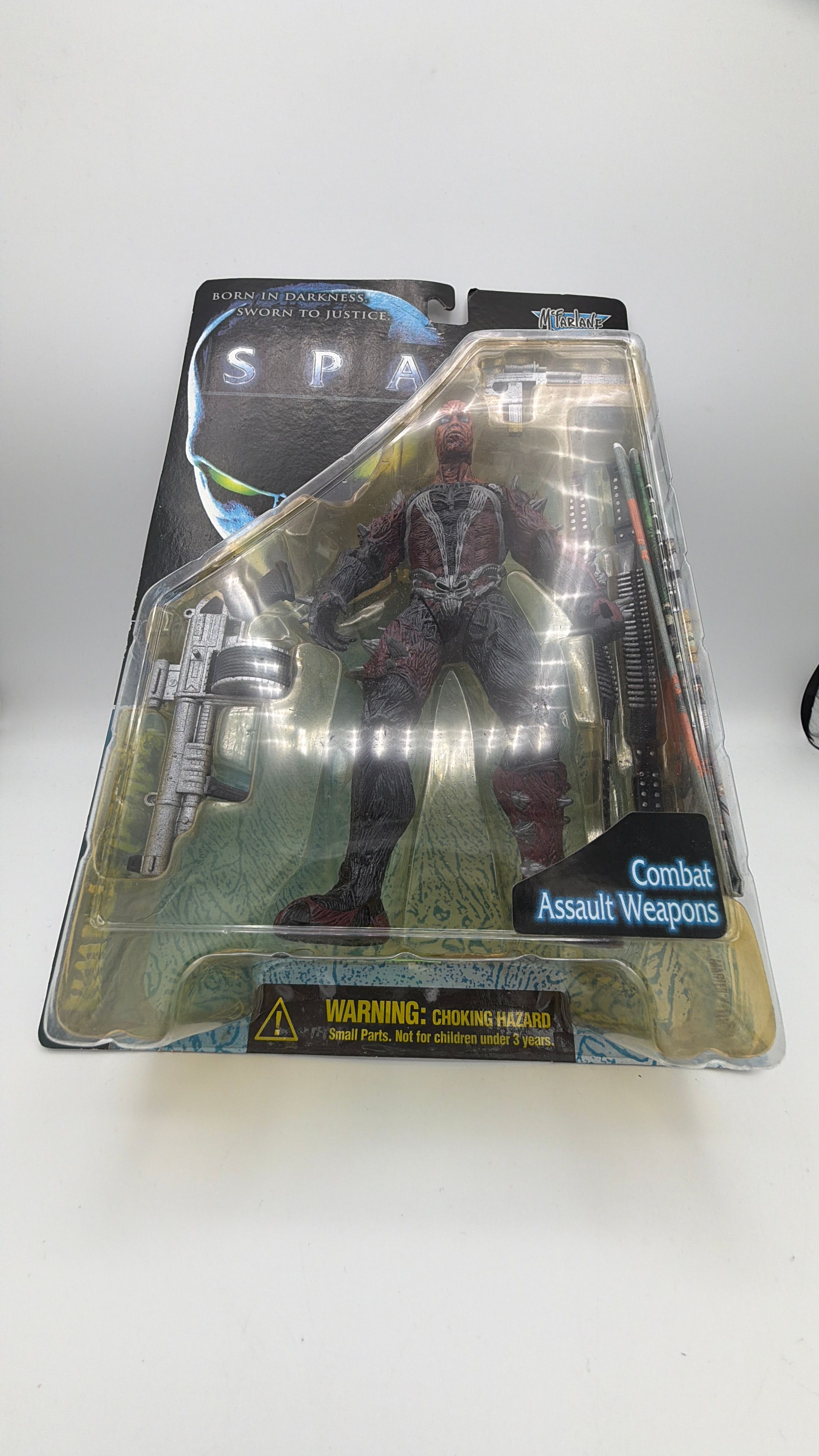 McFarlane Toys Spawn The Movie: Spiked Spawn Ultra Figure Sealed McFarlane 1996 Unmasked view 3
