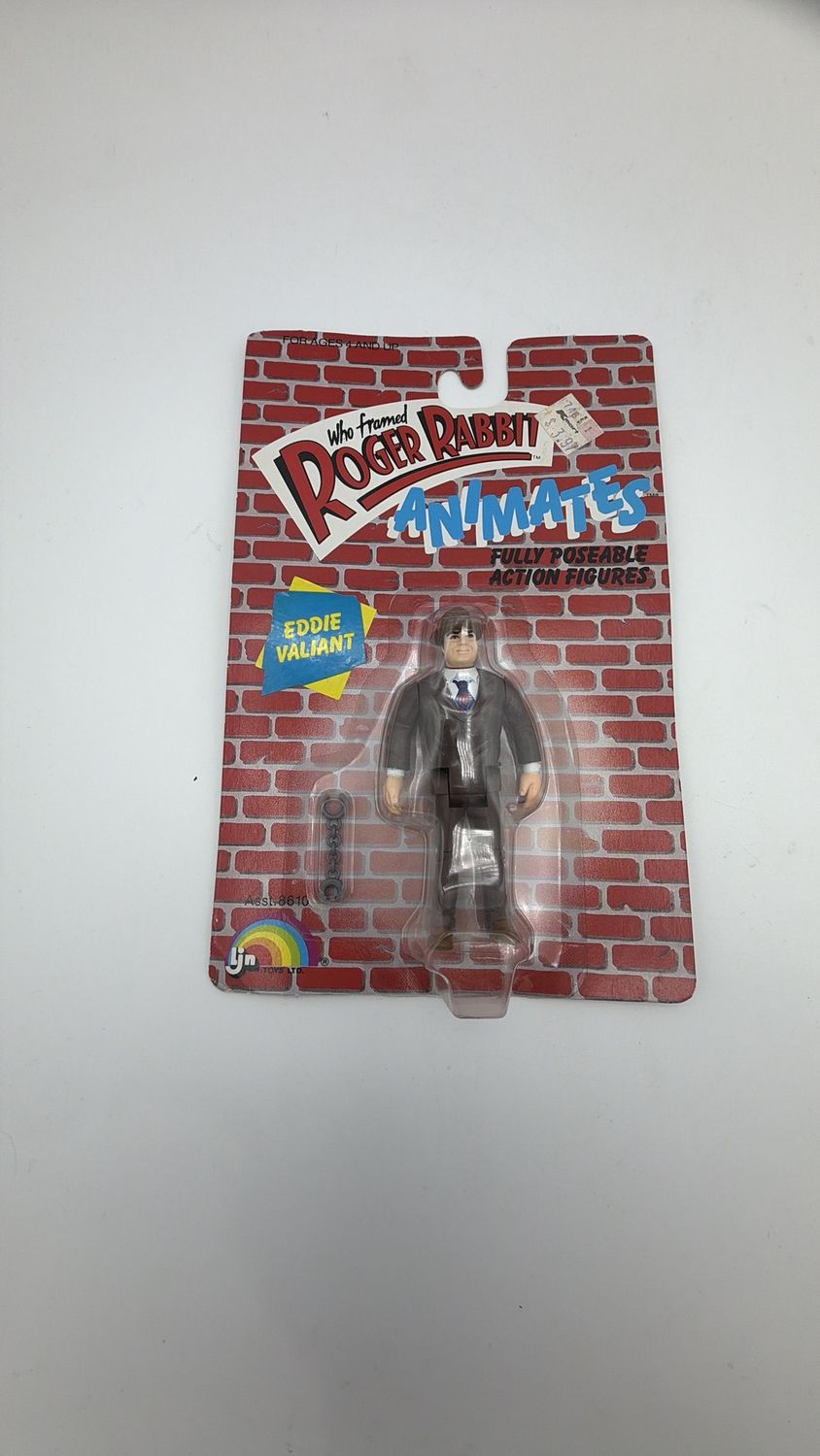 Vintage Disney 1988 Who Framed Roger Rabbit “Eddie Valiant” Super Flexie Figure