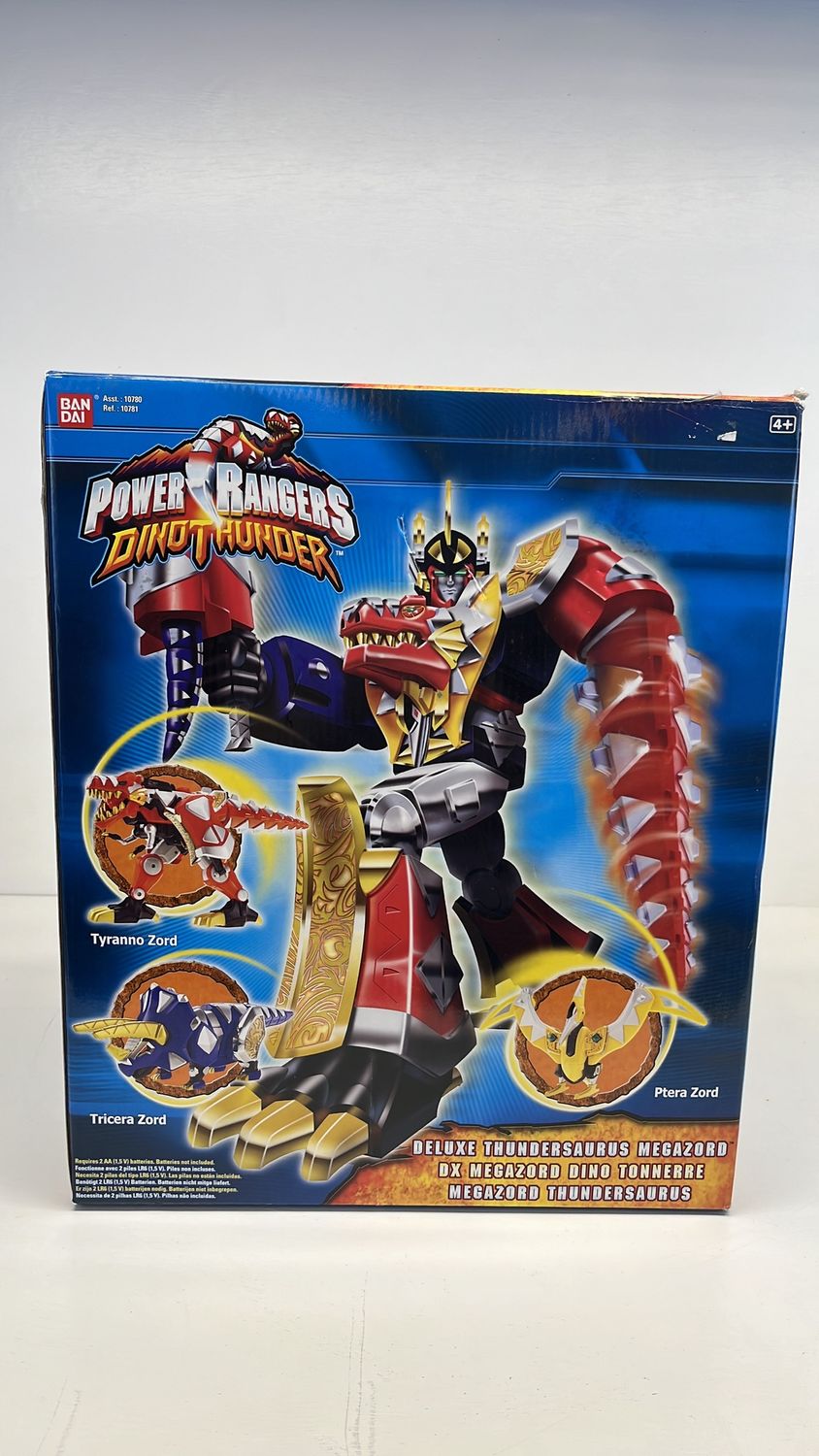 Bandai Power Rangers Dino Thunder Deluxe Thundersaurus Megazord Figure 2004
