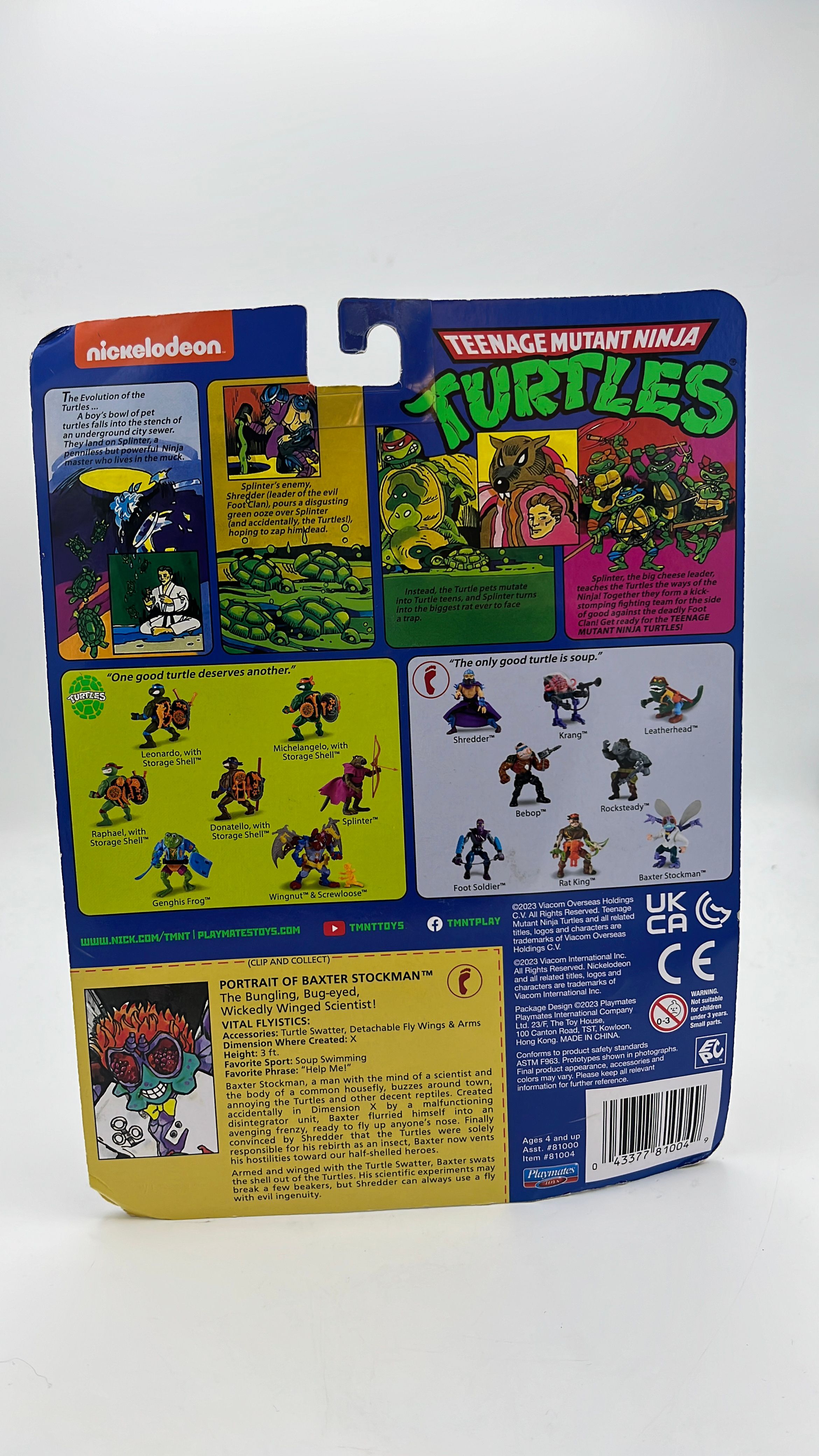 Playmates Teenage Mutant Ninja Turtles Baxter Stockman Figure Reissue 2023 view 3