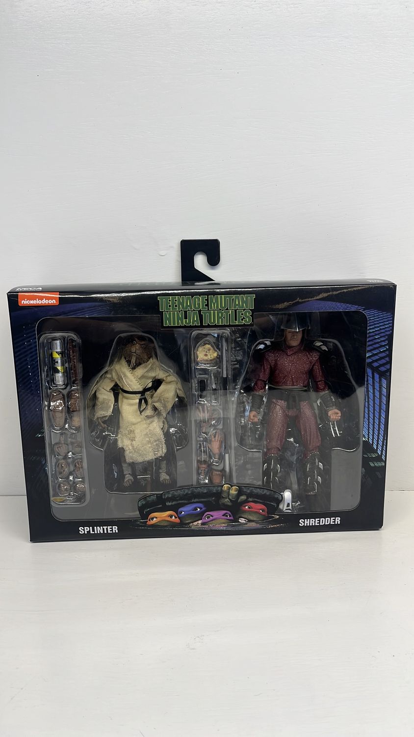 Neca Teenage Mutant Ninja Turtles Splinter &amp; Shredder Figures 2020