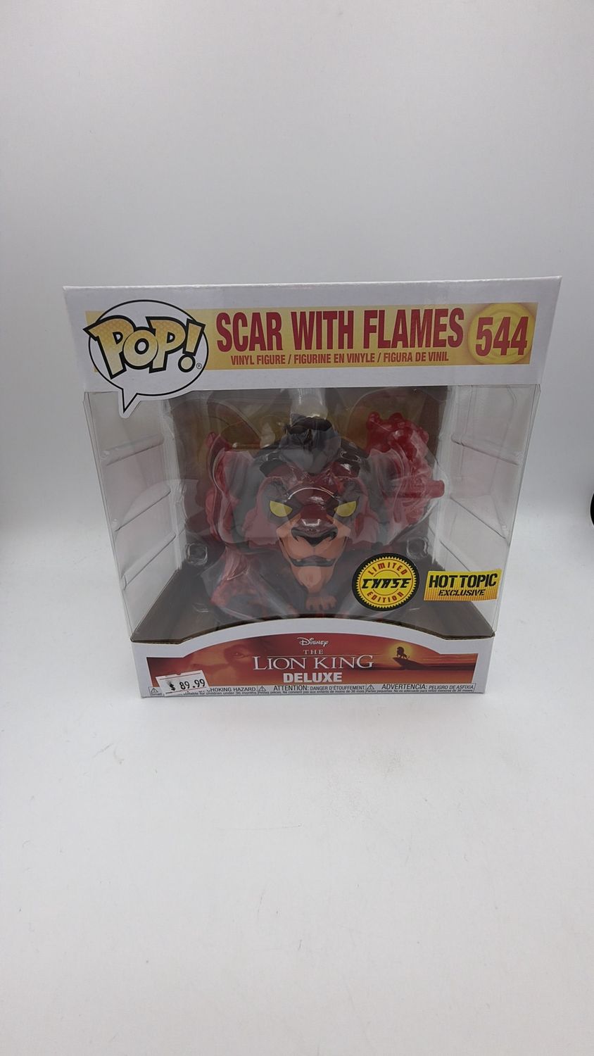 Funko Pop The Lion King Scar with Flames Vinyl Figure