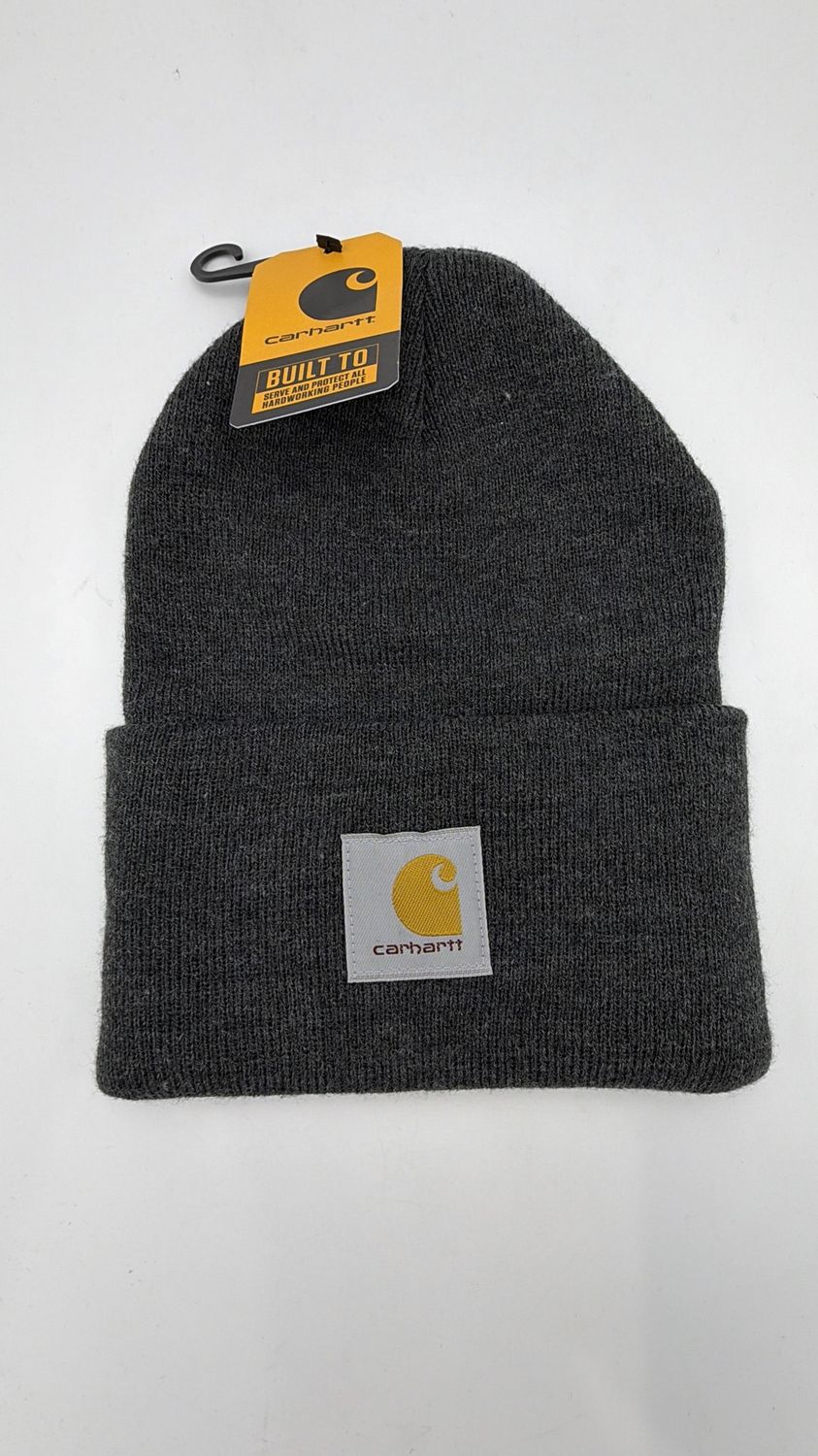 Carhartt Grey Knit Cuffed Beanie