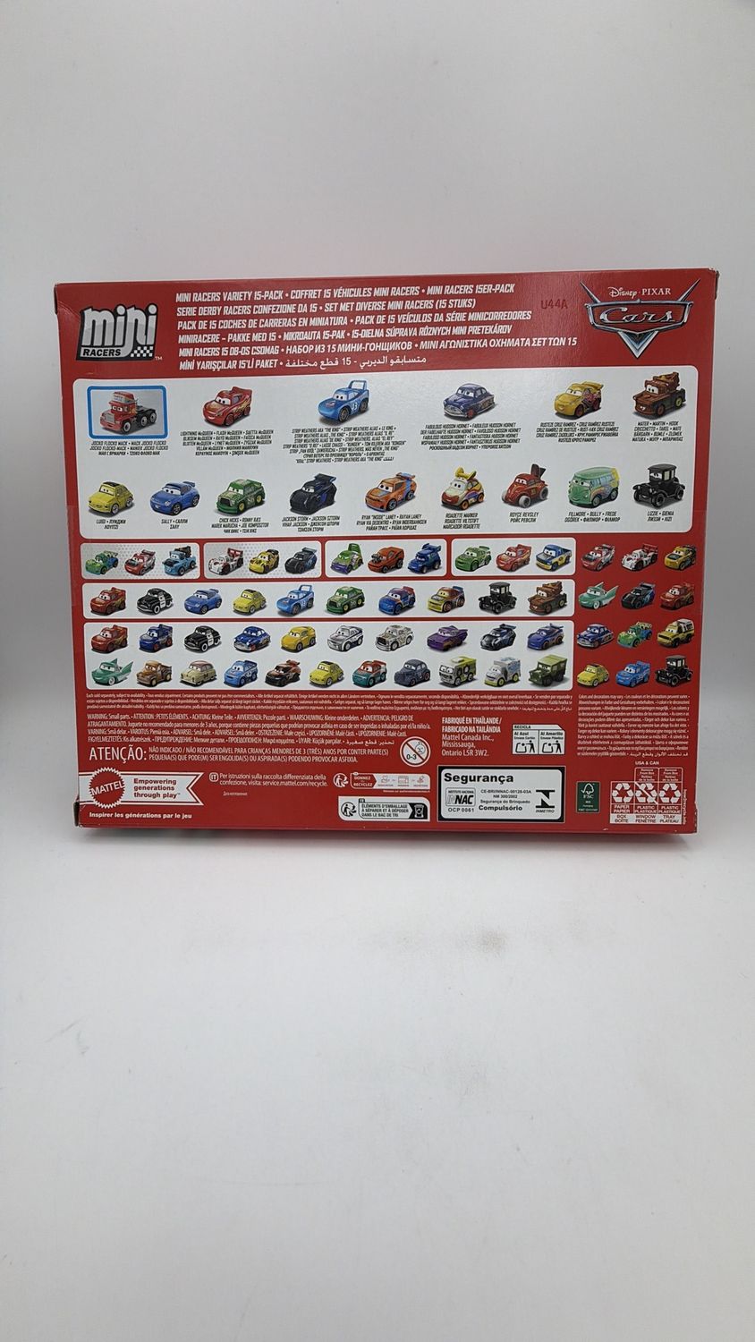 Disney Pixar Cars Die-Cast Mini Racers 15-Pack Brand New