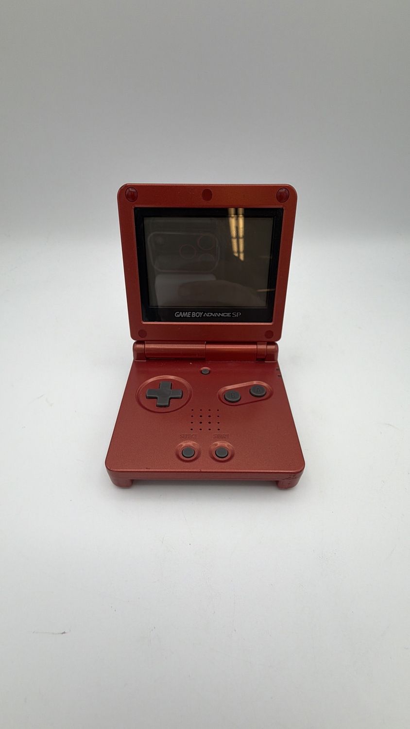 Nintendo Gameboy Advance SP Flame Red USED TESTED WORKING