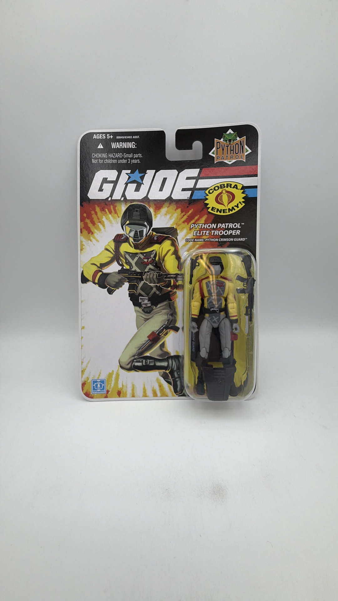 Hasbro GI Joe Python Patrol Elite Trooper Code Name: Python Crimson Guard Figure 2008