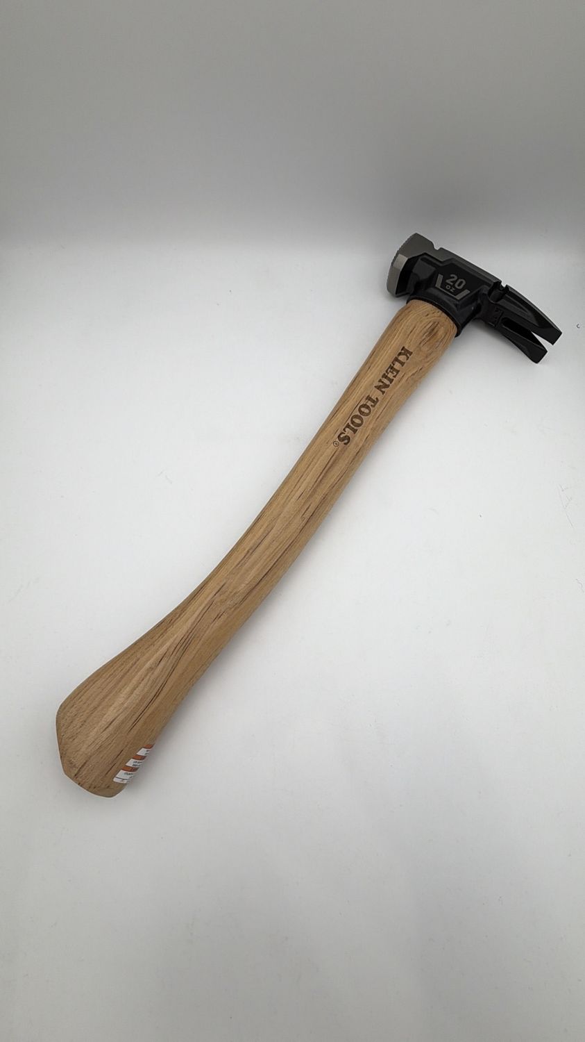 Klein Tools H80920H Milled Face Hickory Handle Hammer 20oz
