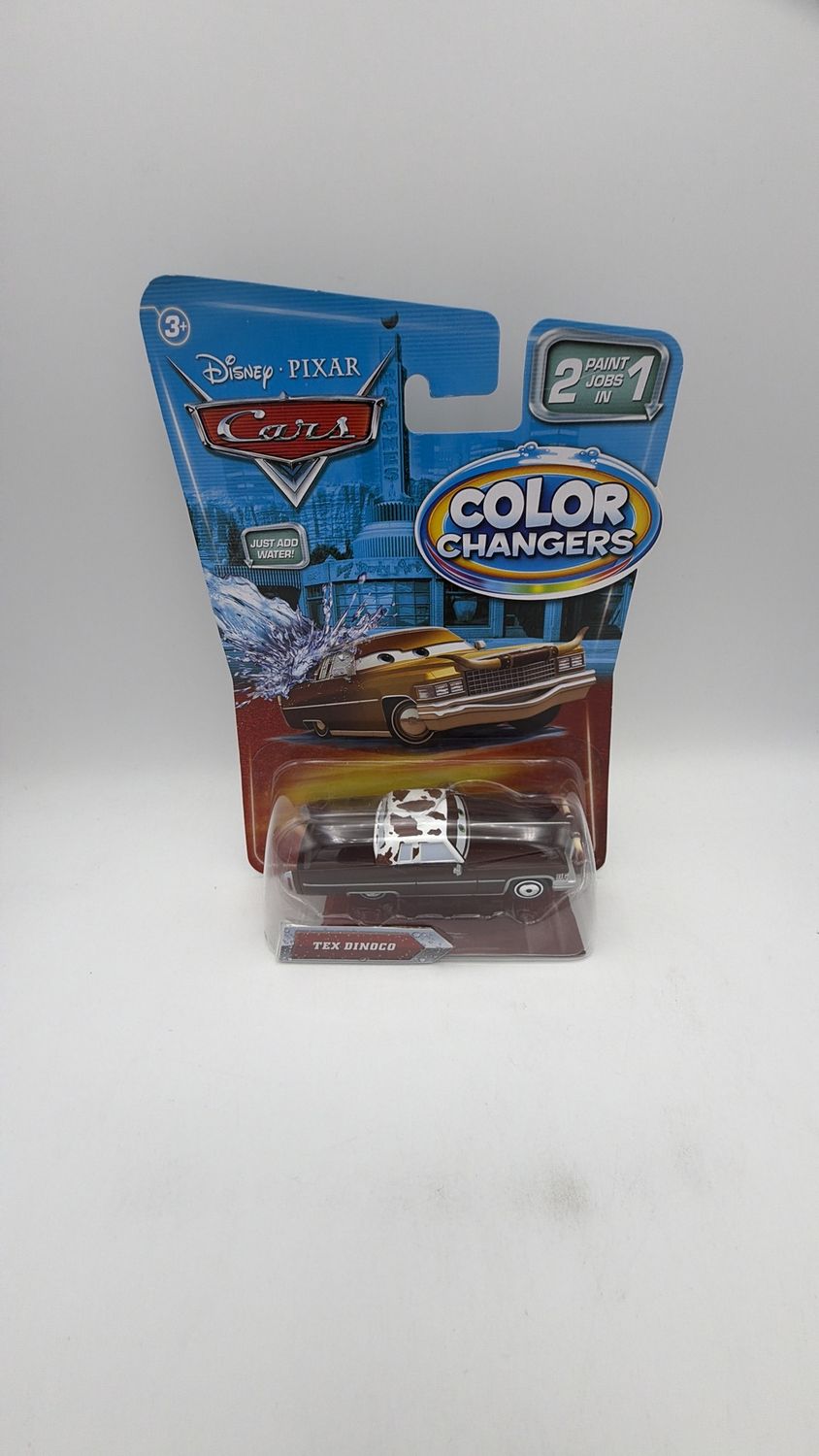Mattel Disney Pixar Cars Color Changers Tex Dinoco Diecast