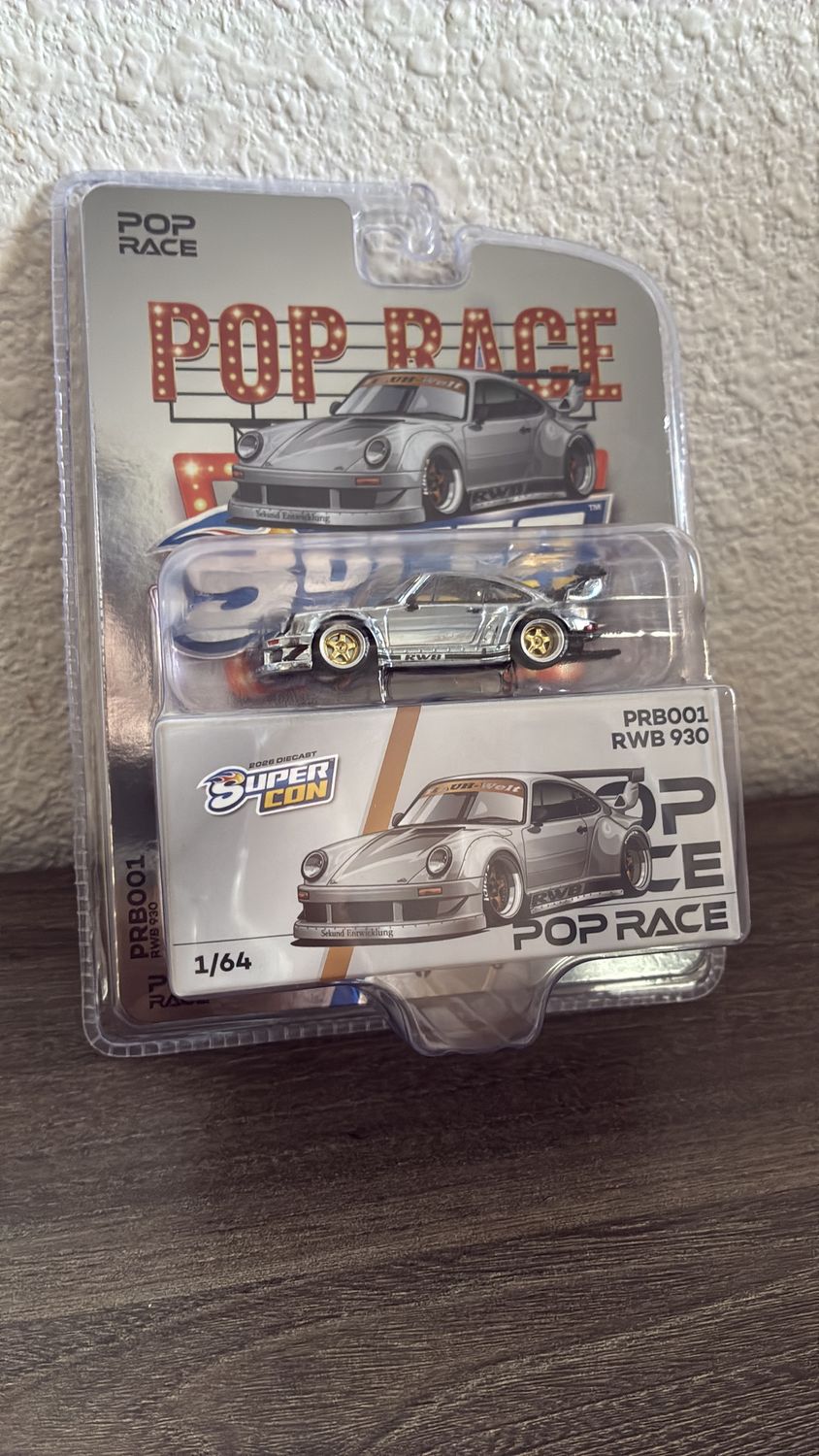 Pop Race 2026 Super Diecast Convention Exclusive Porsche RWB 930 **In Hand**