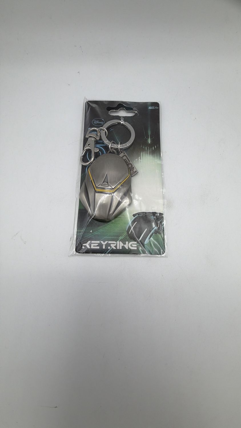 Disney TRON LEGACY Keychain Helmet Metal Key Ring Chain 2010