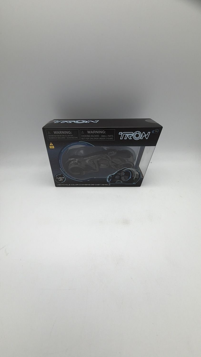 Disney Tron Lightcycle Color Changing DieCast Vehicle Open Box