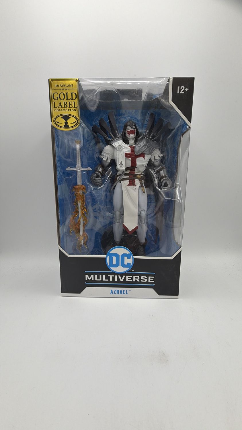 2021 McFarlane Toys DC Multiverse Azrael Curse White Knight 7" Figure Gold Label
