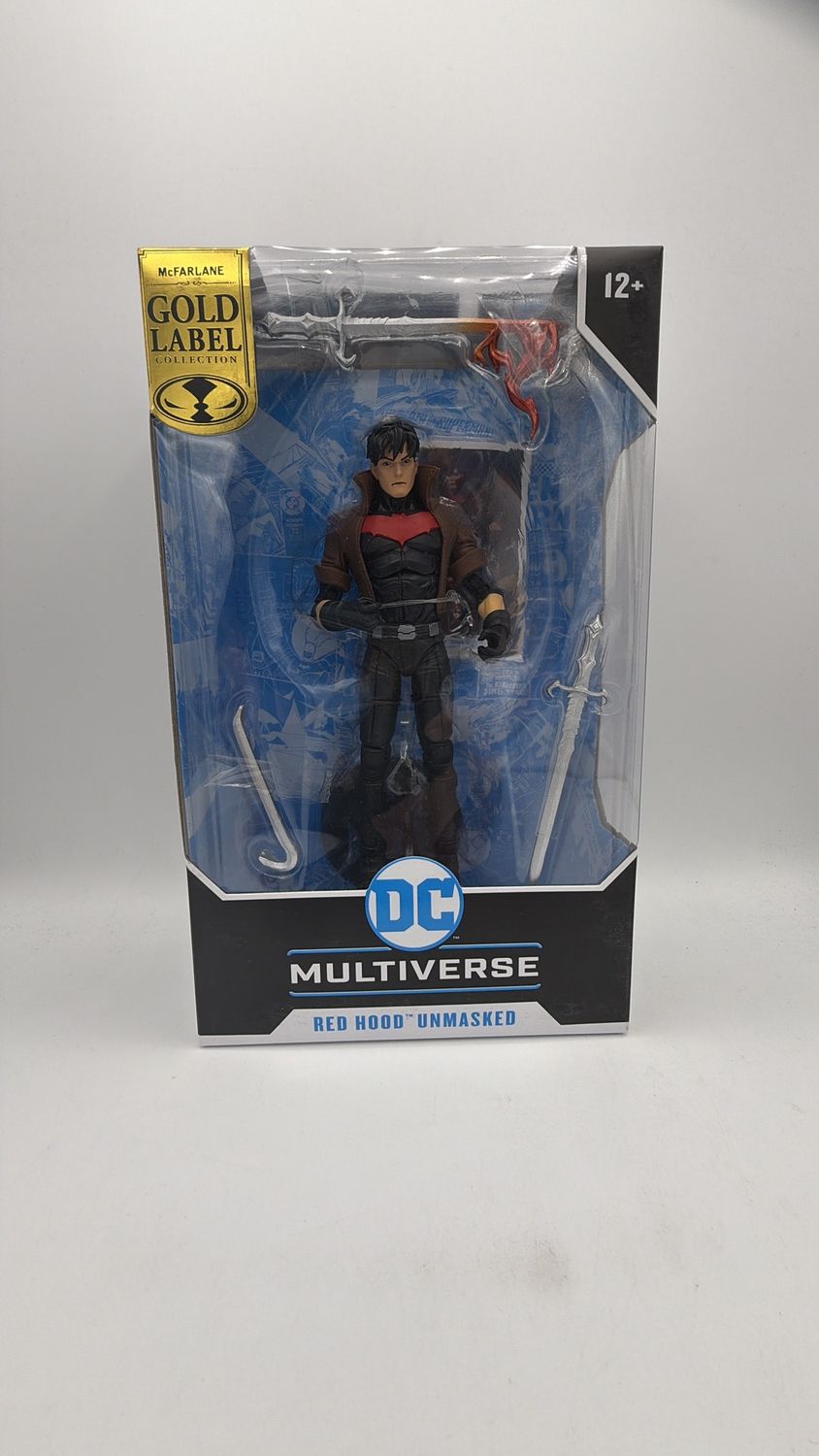 2021 McFarlane Toys DC Multiverse Red Hood Unmasked 7" Figure Gold Label