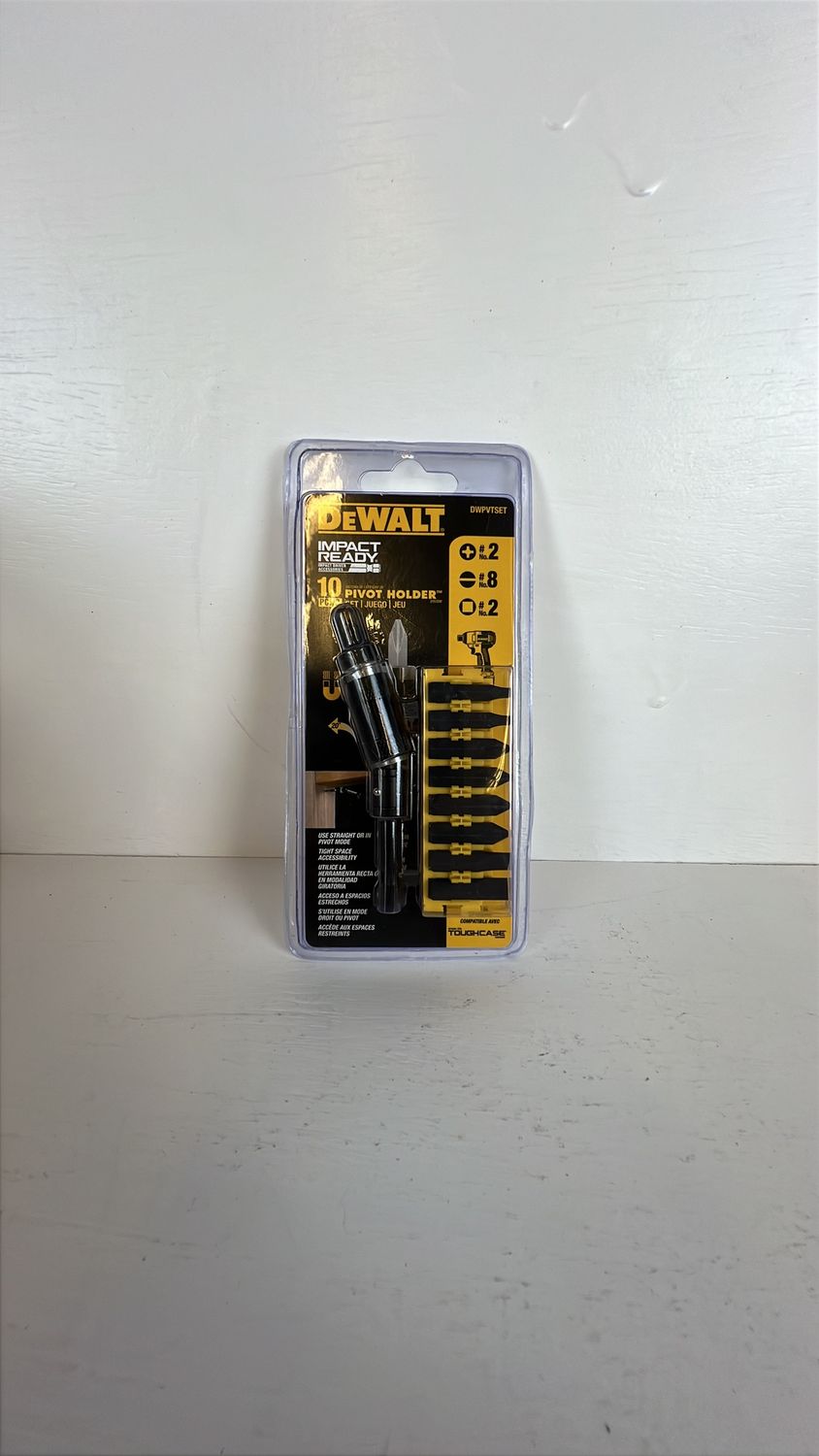 DEWALT DWPVTSET Impact Ready Pivot Bit Holder Magnetic - DWPVTHLD