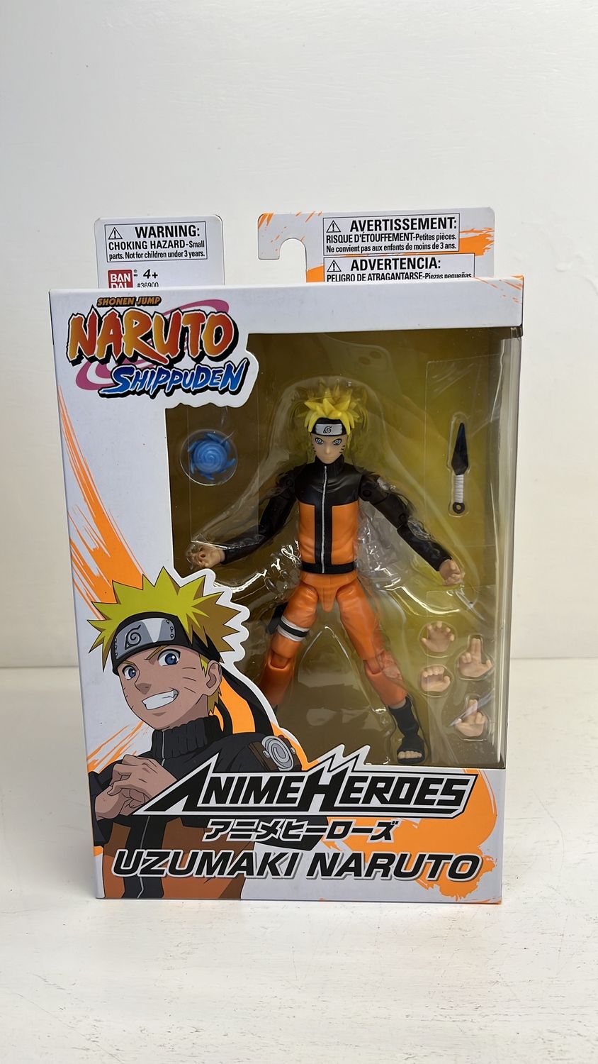 Bandai Naruto Shippuden Anime Heroes Uzumaki Naruto Figure 2020