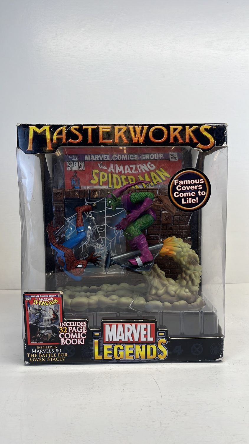 Toybiz Marvel Legends Masterworks Spider-Man vs. Green Goblin Figure Statues 2006