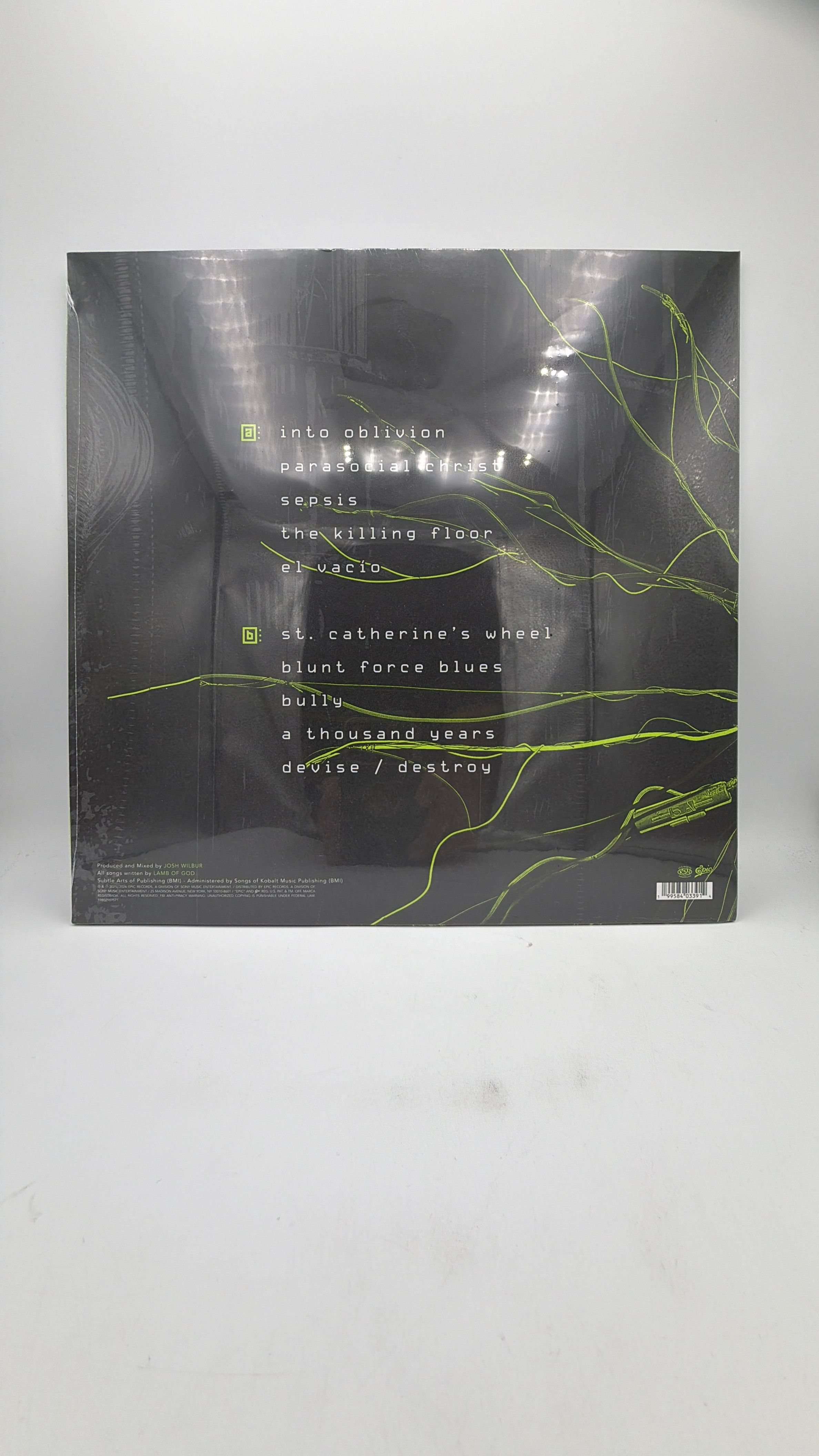 Vinyl Record | Lamb of God | Into Oblivion view 2