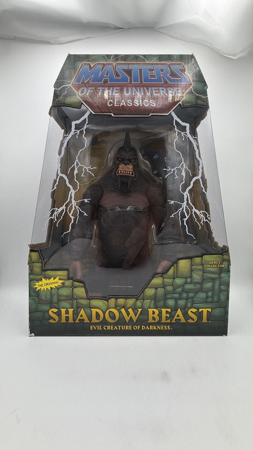 2010 MOTU Classics Shadow Beast Matty Collector Mattel w/ Mailer