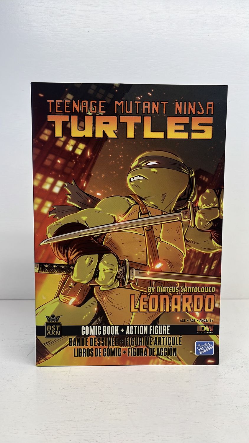 Loyal Subjects Teenage Mutant Ninja Turtles Leonardo Comic Figure 2024