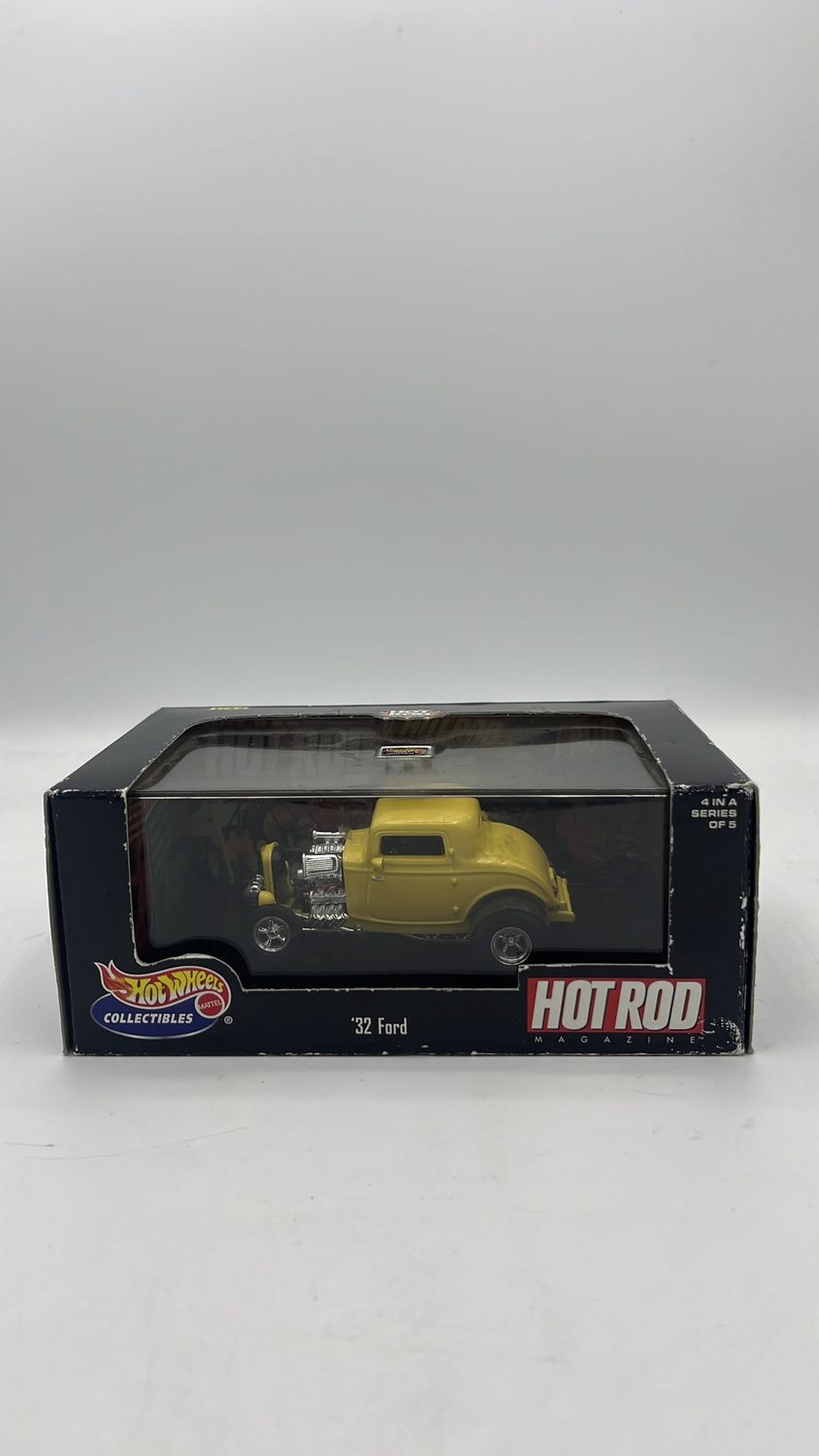 Mattel Hot Wheels Hot Rod Magazine ’32 Ford (Yellow ) Diecast Car 1999
