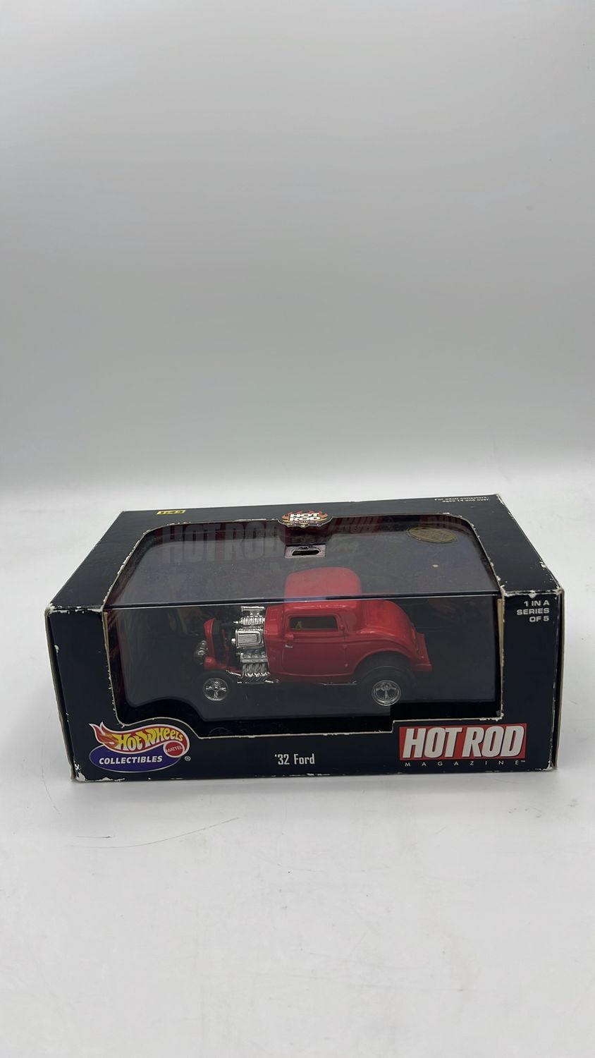 Mattel Hot Wheels Hot Rod Magazine ’32 Ford (Red) Diecast Car 1999