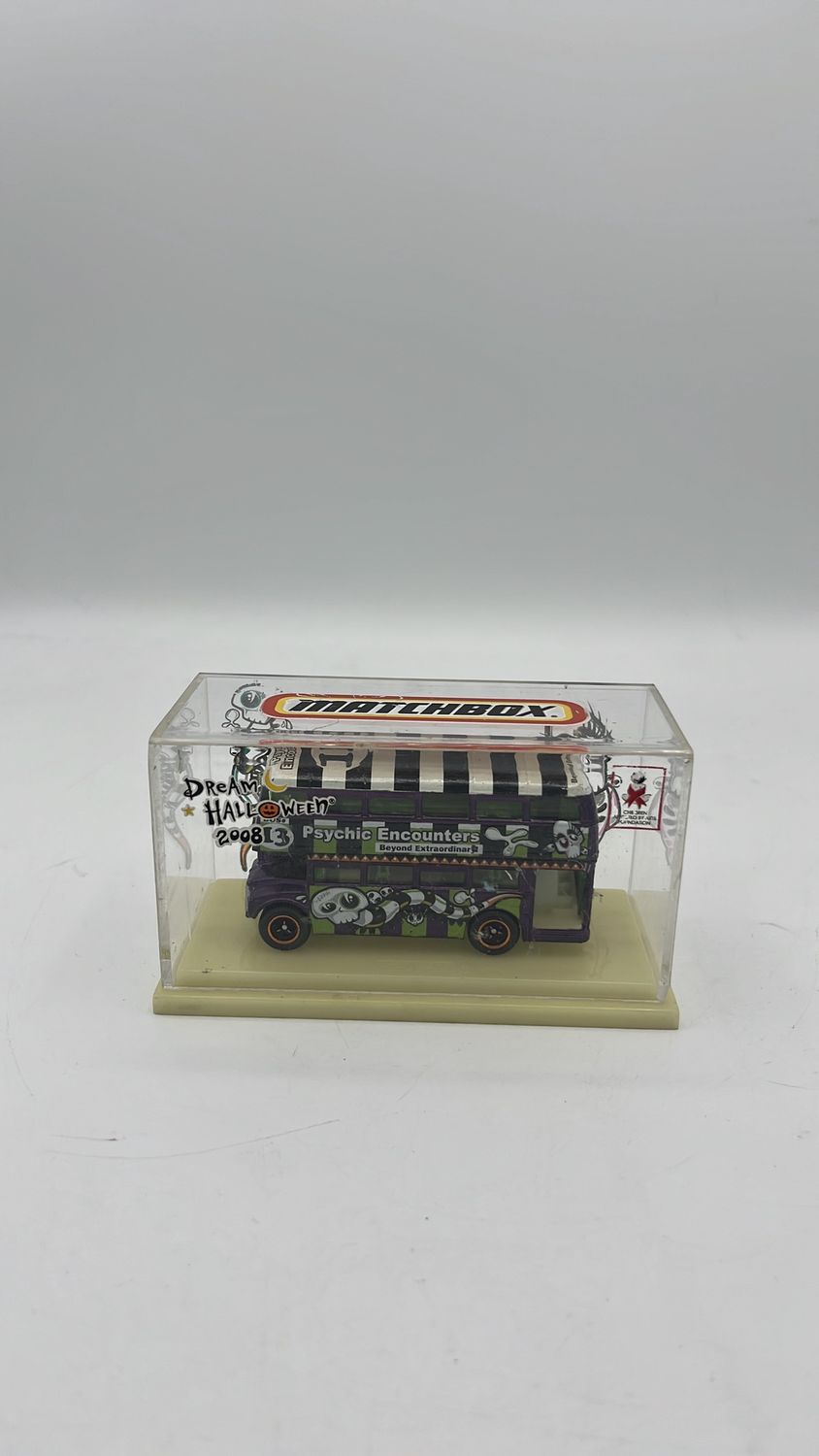 Mattel Matchbox Dream Halloween 2008 Double DecyBus Diecast Car (used)