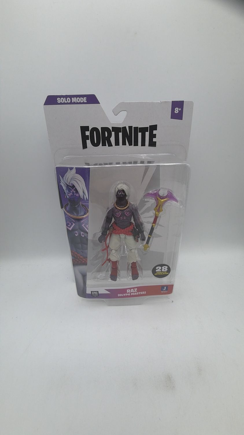 Jaswares Fortnite Solo Mode Series RAZ GLYPH MASTER 4" Figure Epic Games