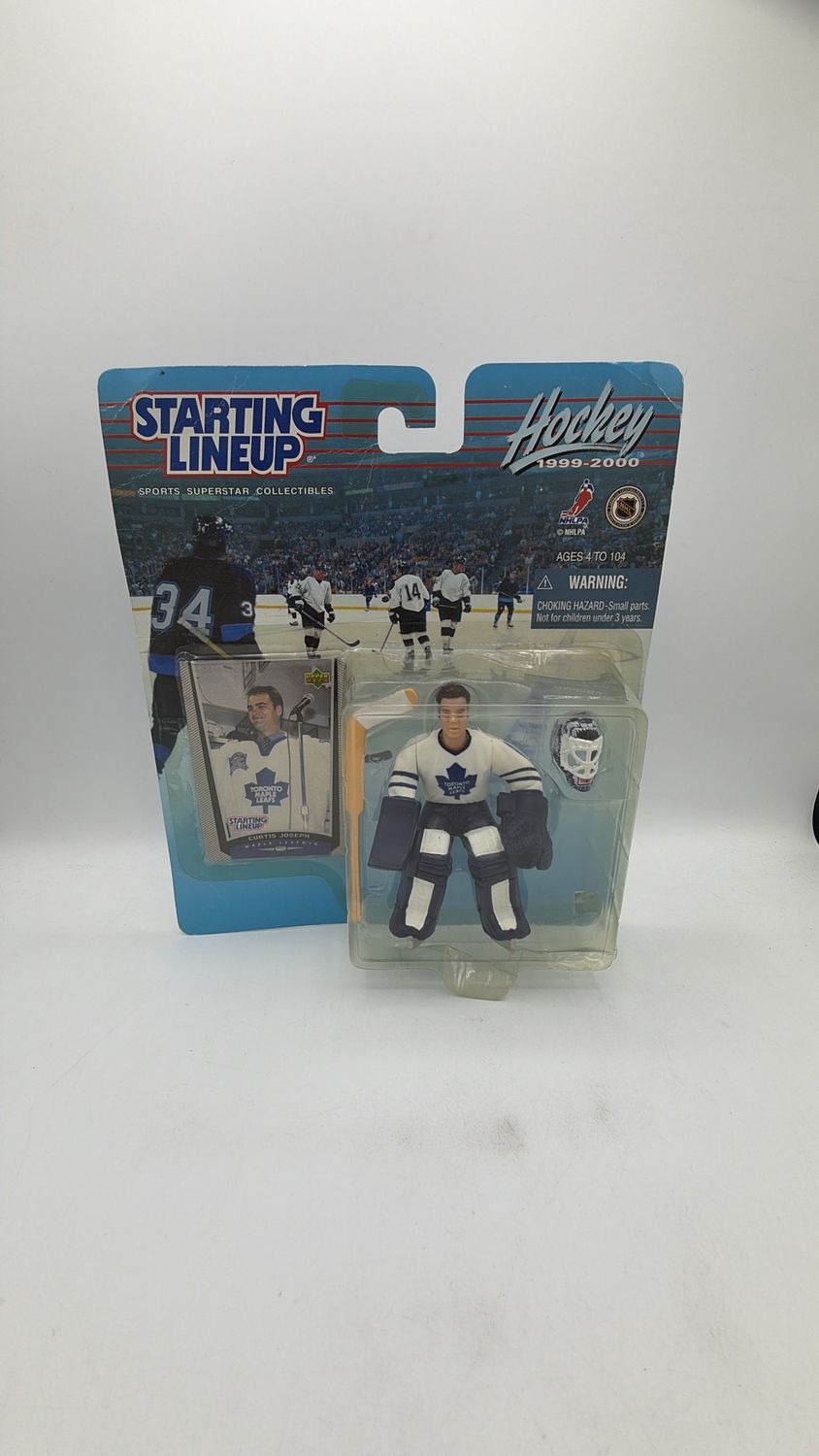 Hasbro Vintage Curtis Joseph #31 Figure Toronto Maple Leafs Starting Lineup 2000-2001 Figure