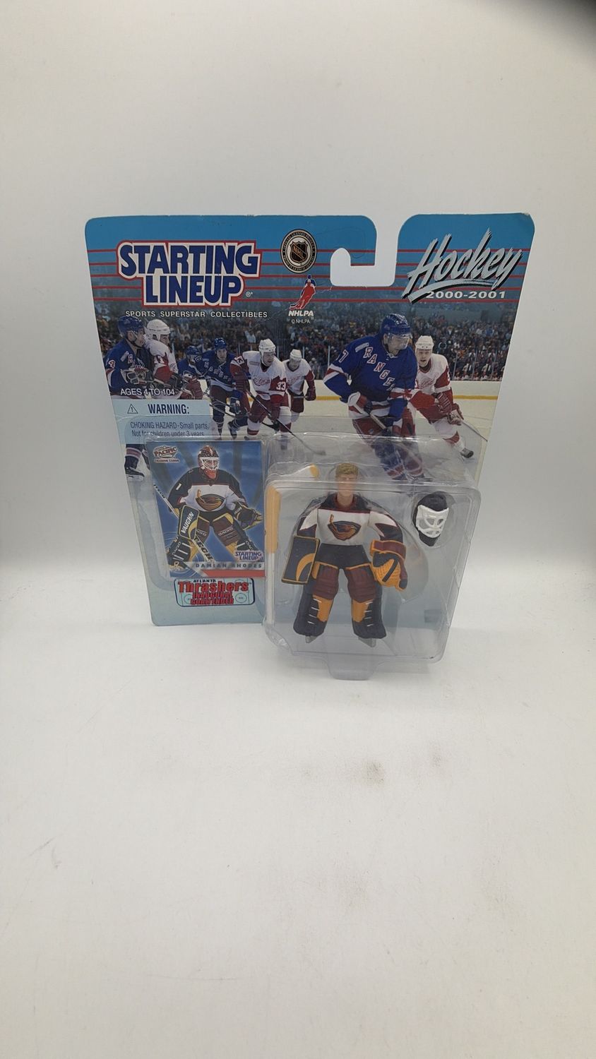 Hasbro Vintage Damian Rhodes Figure #1 Atlanta Thrashers Starting Lineup 2000-2001 Figure