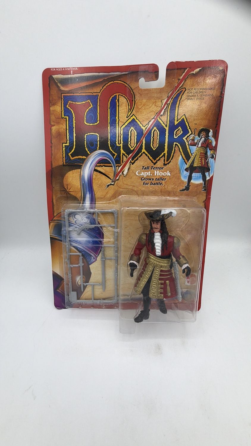 Mattel 1991 Tall Terror Captain Hook Figure