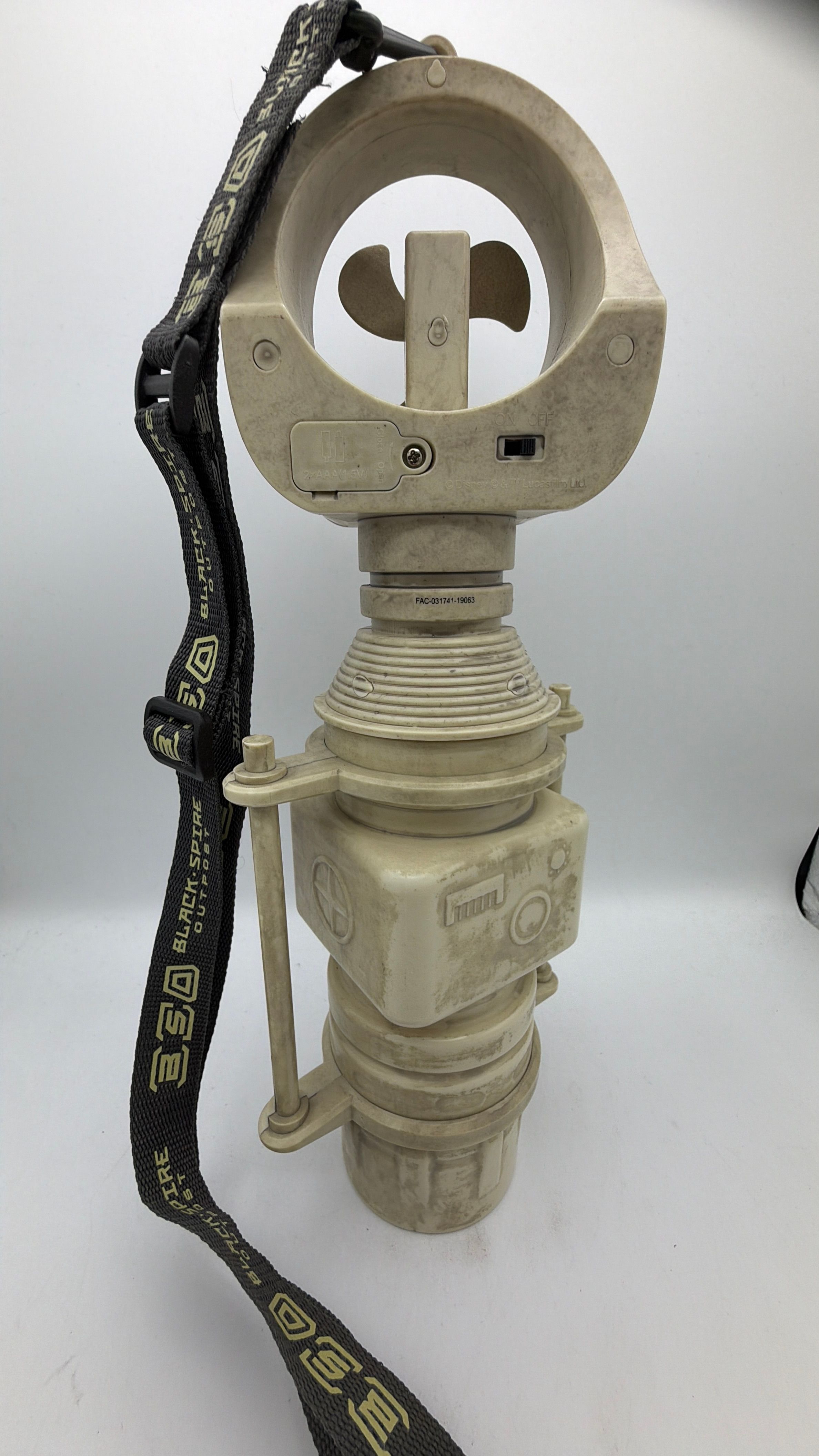 Disneyland STAR WARS GALAXY'S EDGE Black Spire Outpost MISTING FAN Spray Bottle view 2