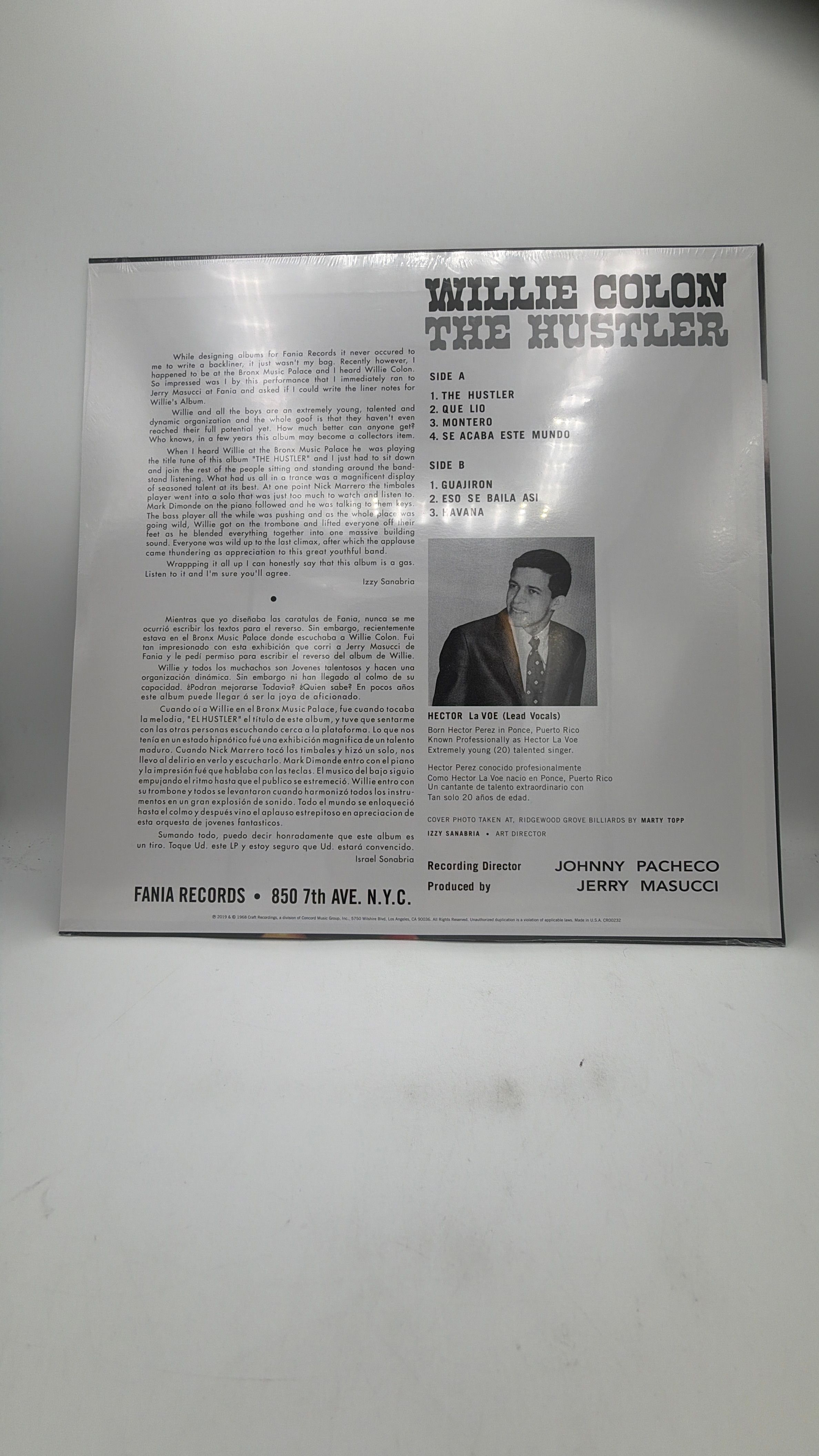 Vinyl Record | Willie Colon | The Hustler view 2