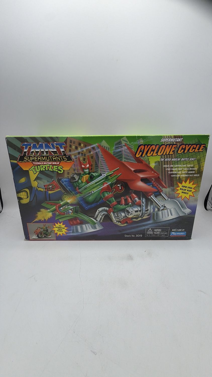 Playmates TMNT SuperMutant Figure Cyclone Cycle 1994
