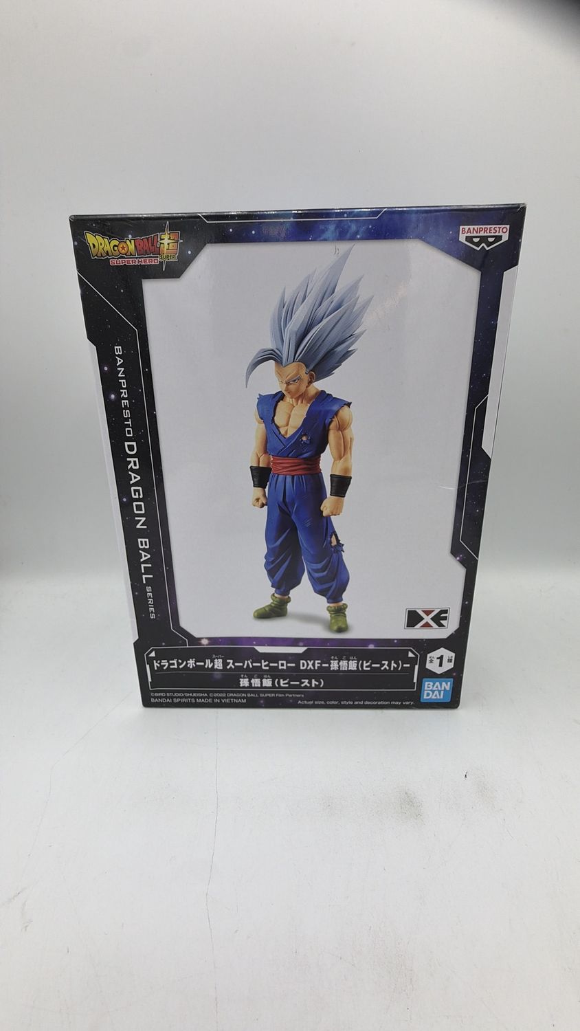 Bandai Banpresto Dragon Ball Super Hero DXF Son Gohan Beast Figure Anime Statue (used)