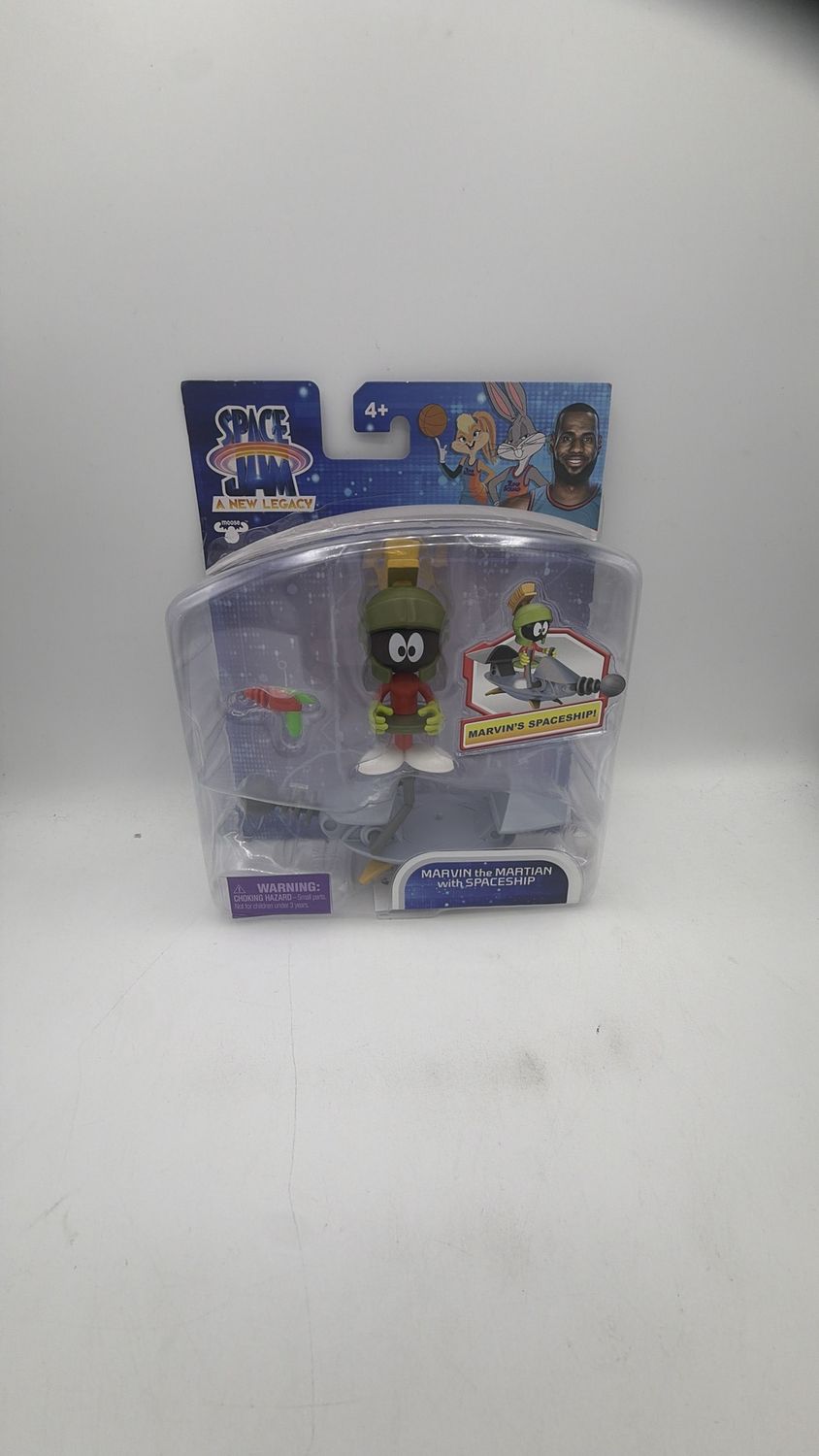 2021 SPACE JAM A NEW LEGACY 5" Marvin The Martian With Spaceship