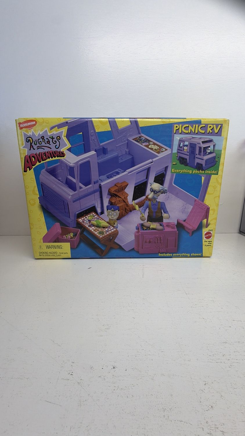Mattel Rugrats Adventures Figure Picnic RV 21417 Tommy Grandpa 1998