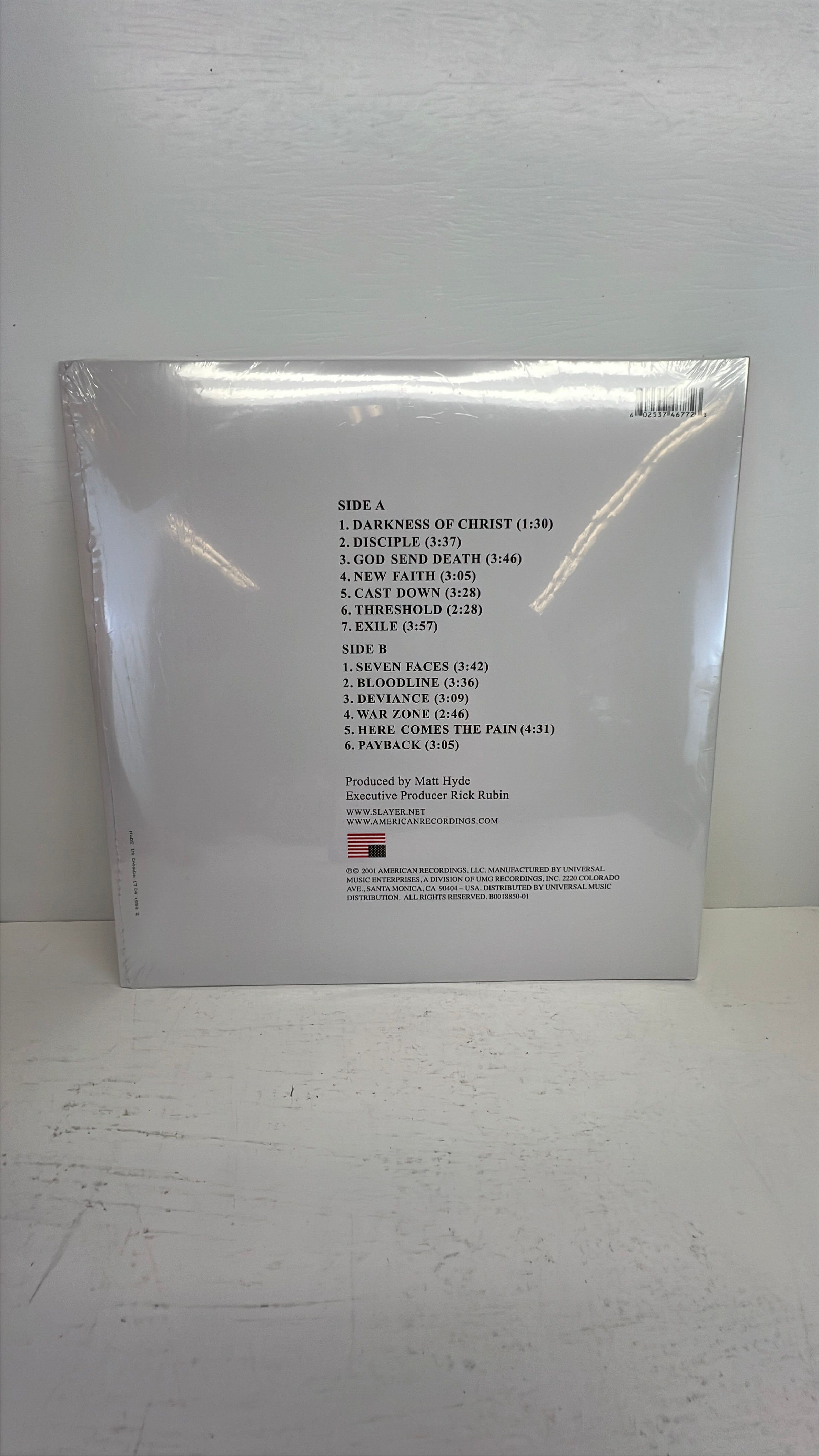 Vinyl Record | Slayer | God Hates Us All view 2