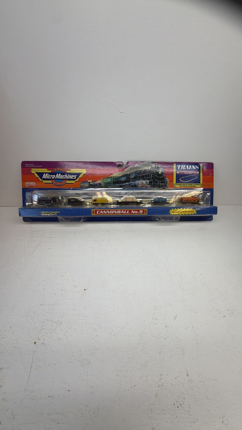 Micro Machines 1989 Trains Series Cannonball No. 9 Set Galoob