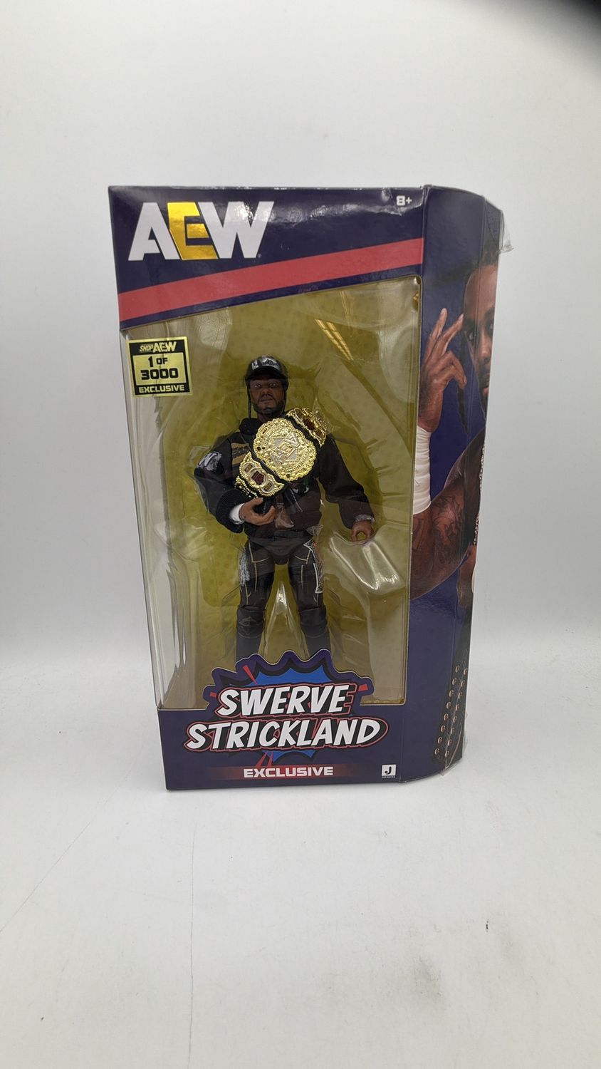 Jazwares Figure AEW Unrivaled Collection Swerve Strickland Exclusive